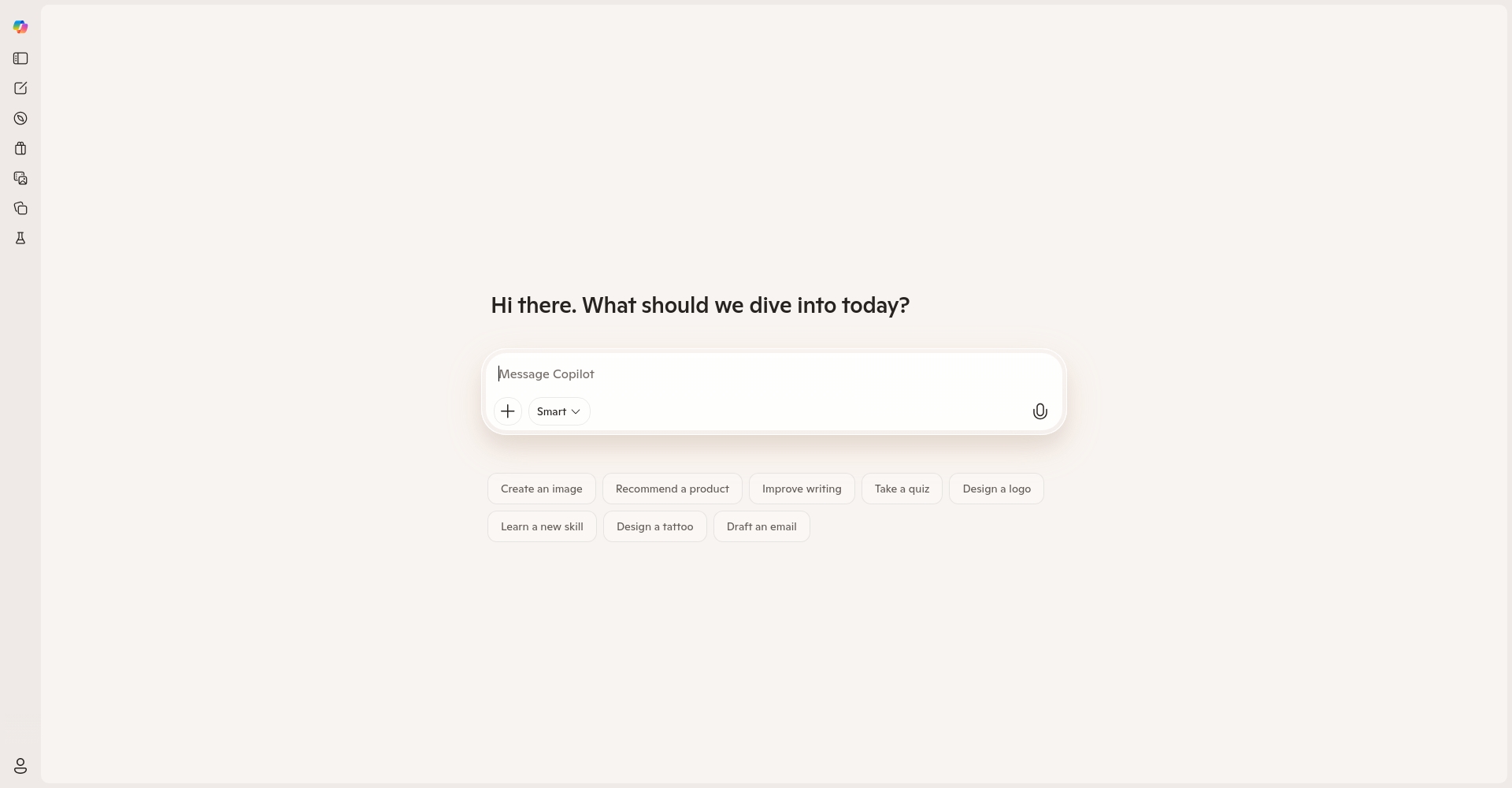Microsoft Copilot官網截圖