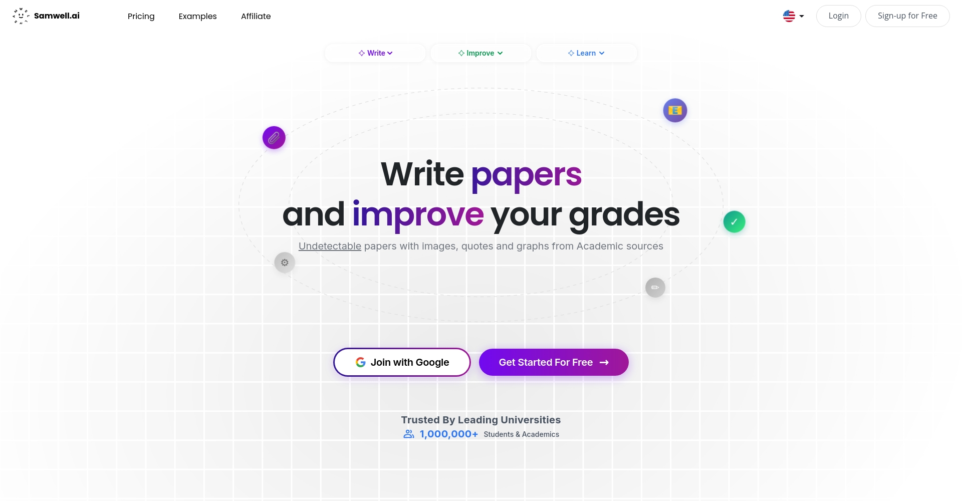 Samwell AI官方网站截图