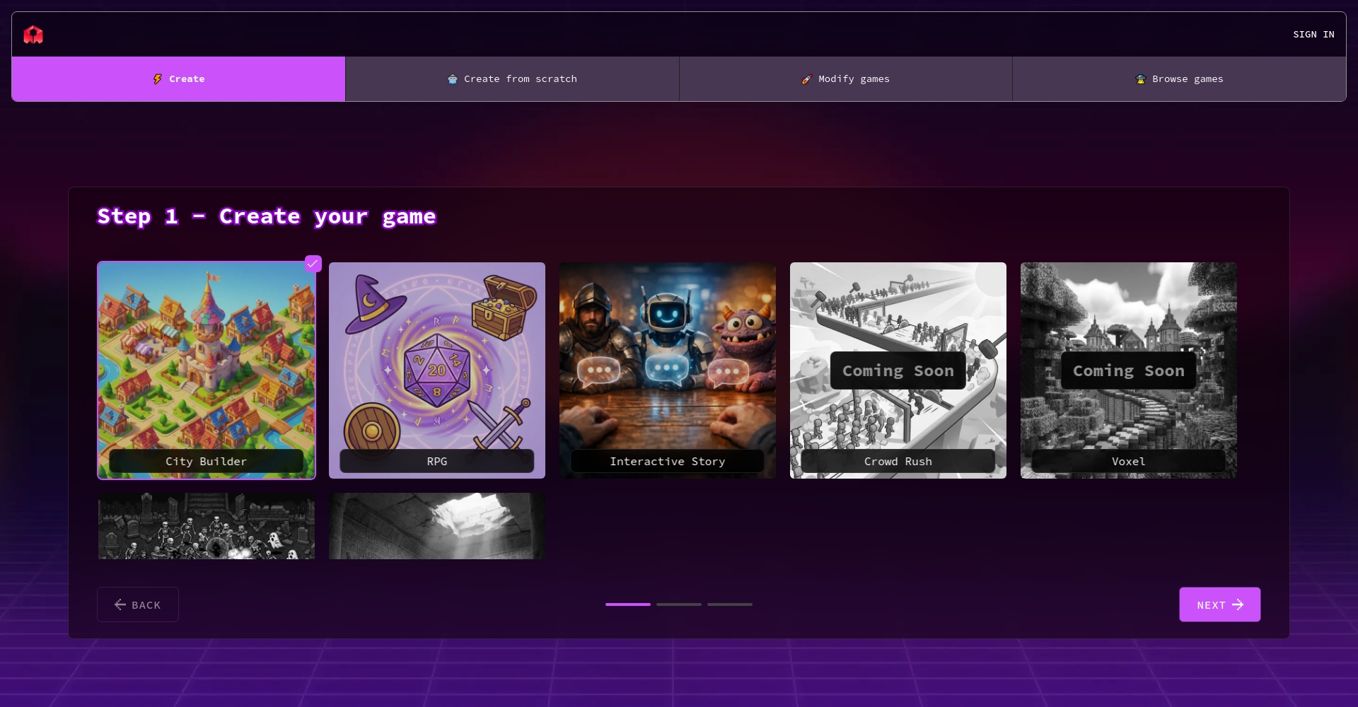 Rosebud AI官网首页截图