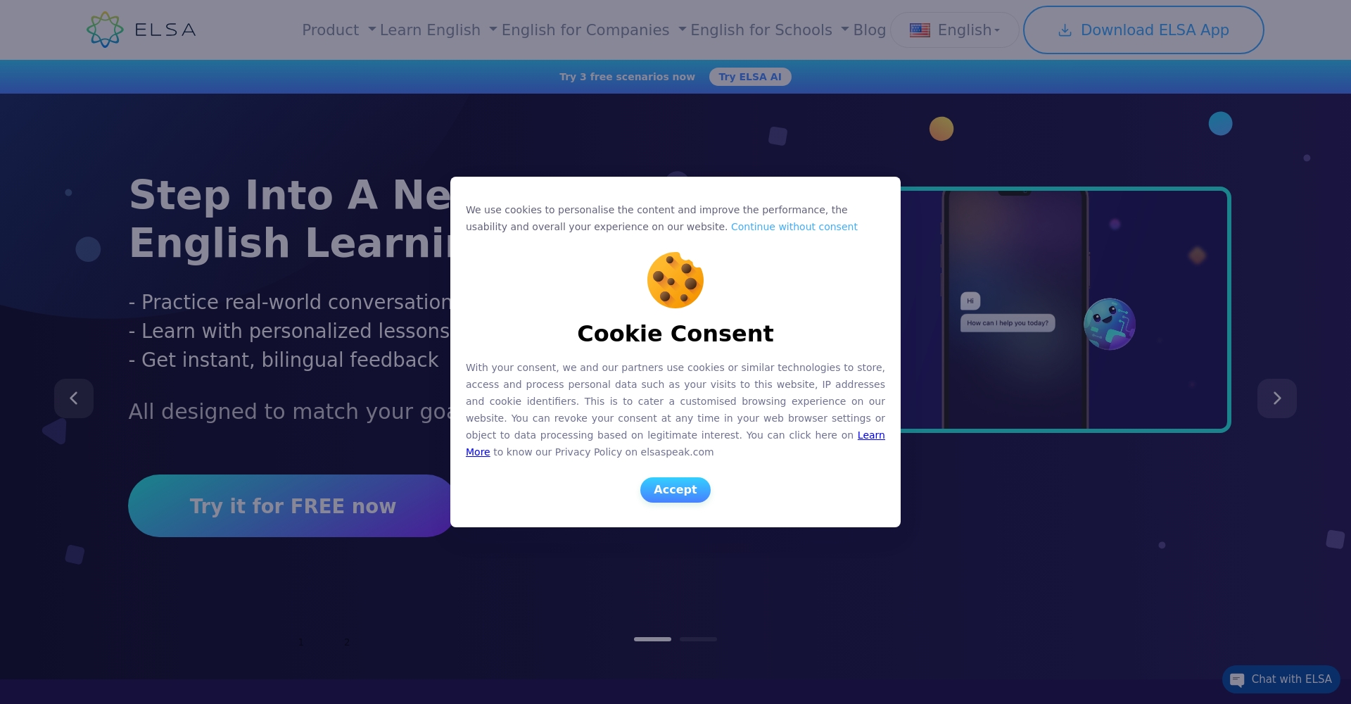 ELSA Speak发音工具官网