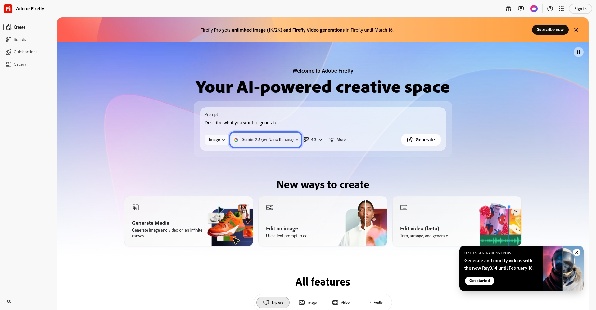 Adobe Firefly生成图片示例