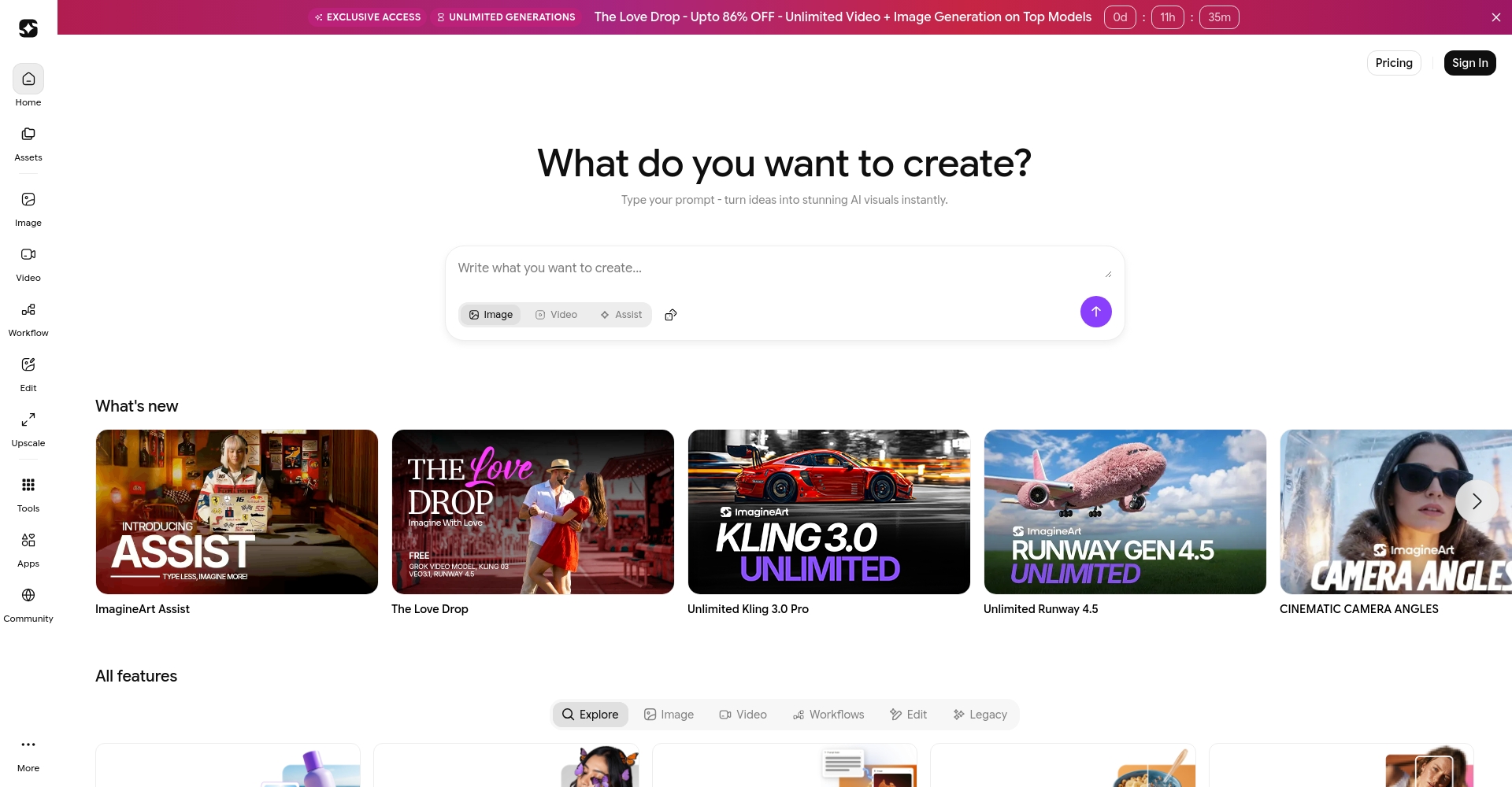 Imagine.art官网截图