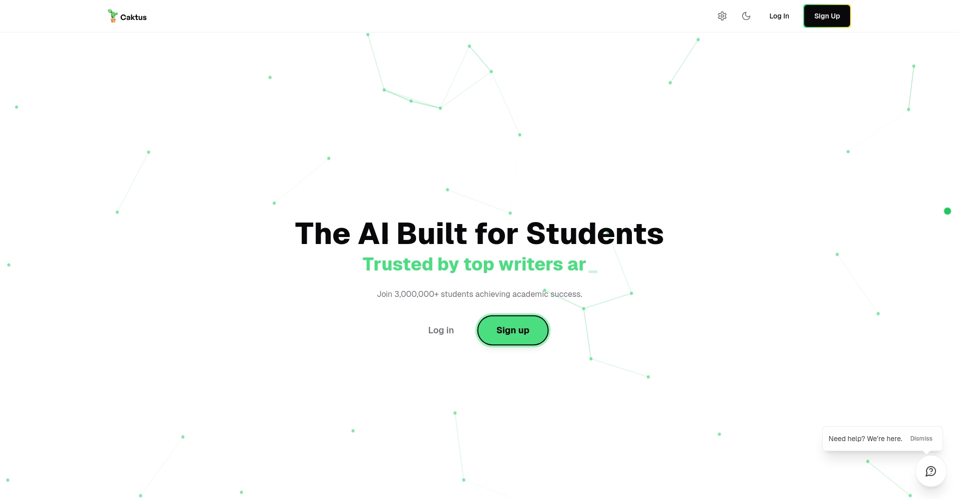 Caktus AI 官网截图