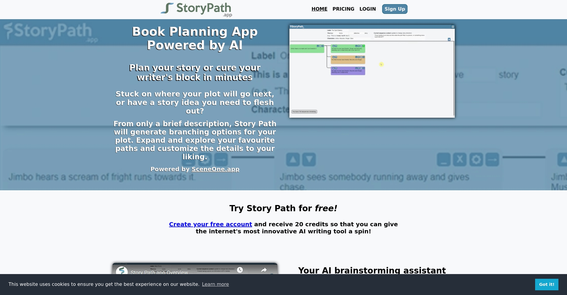 StoryPath.app官方网站截图
