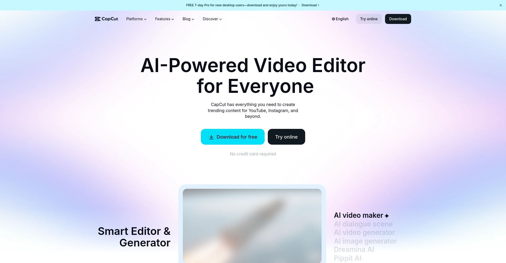 CapCut 剪映 AI剪辑工具