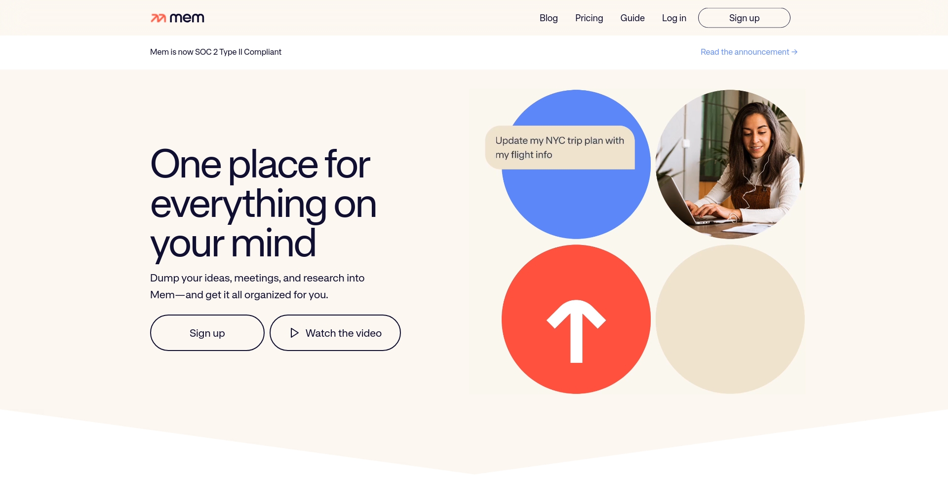 Mem官方首页截图
