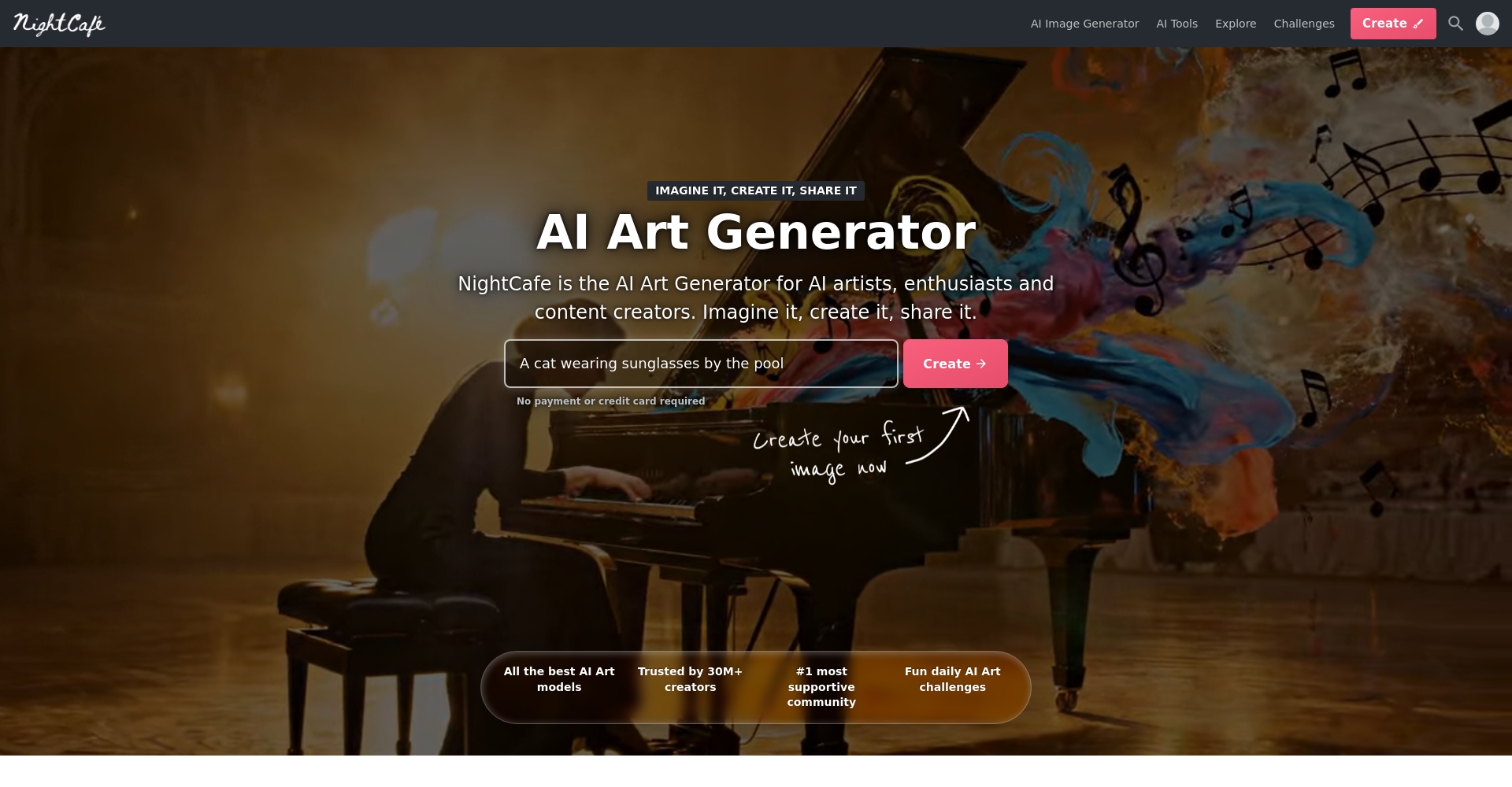 NightCafe图片社区