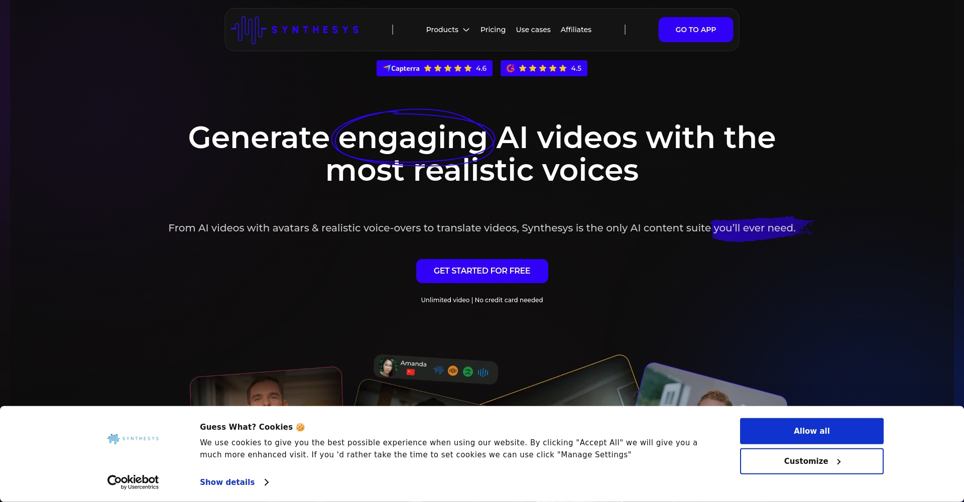 Synthesys 官网截图