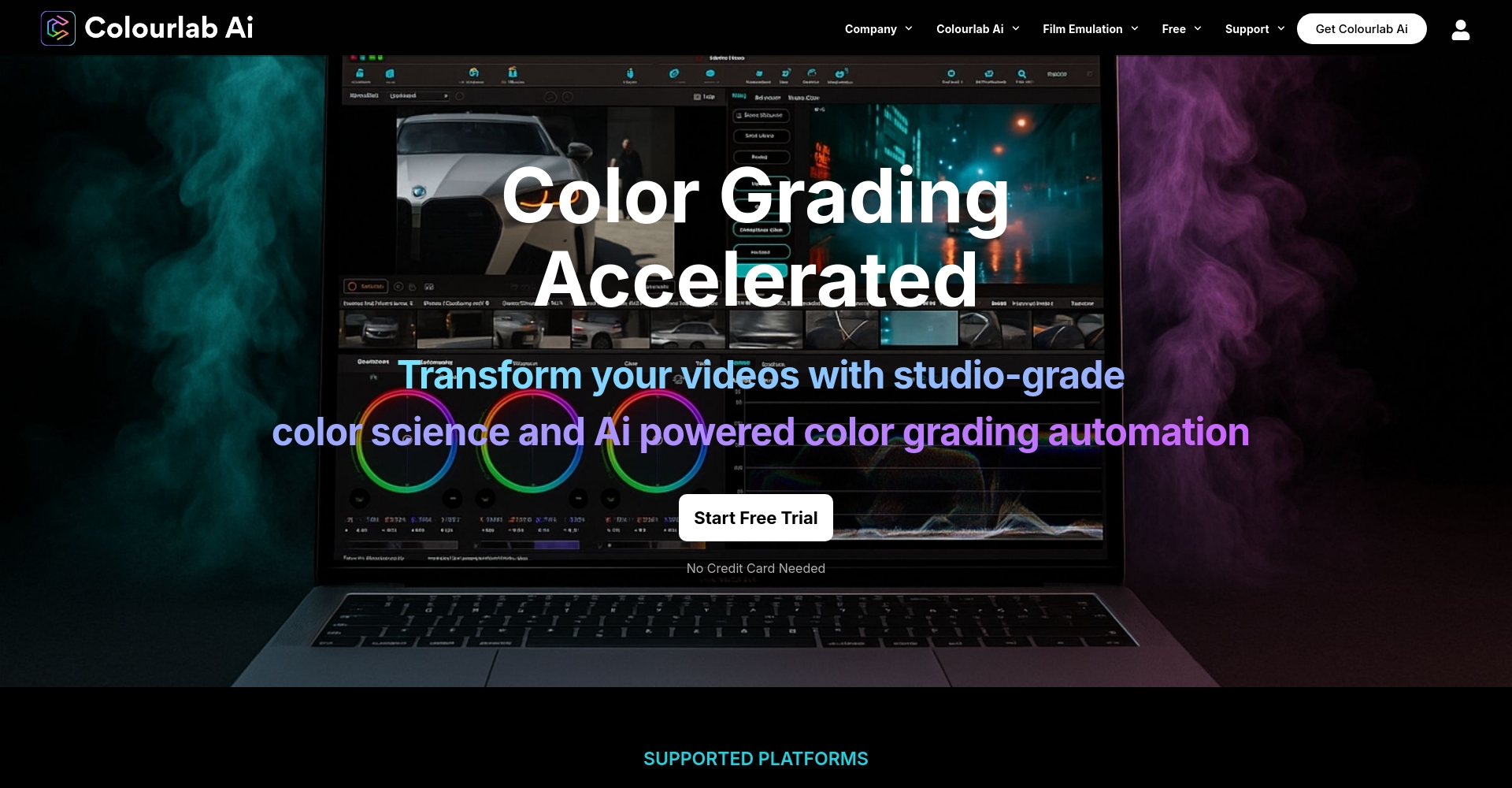 Colourlab.ai官网截图