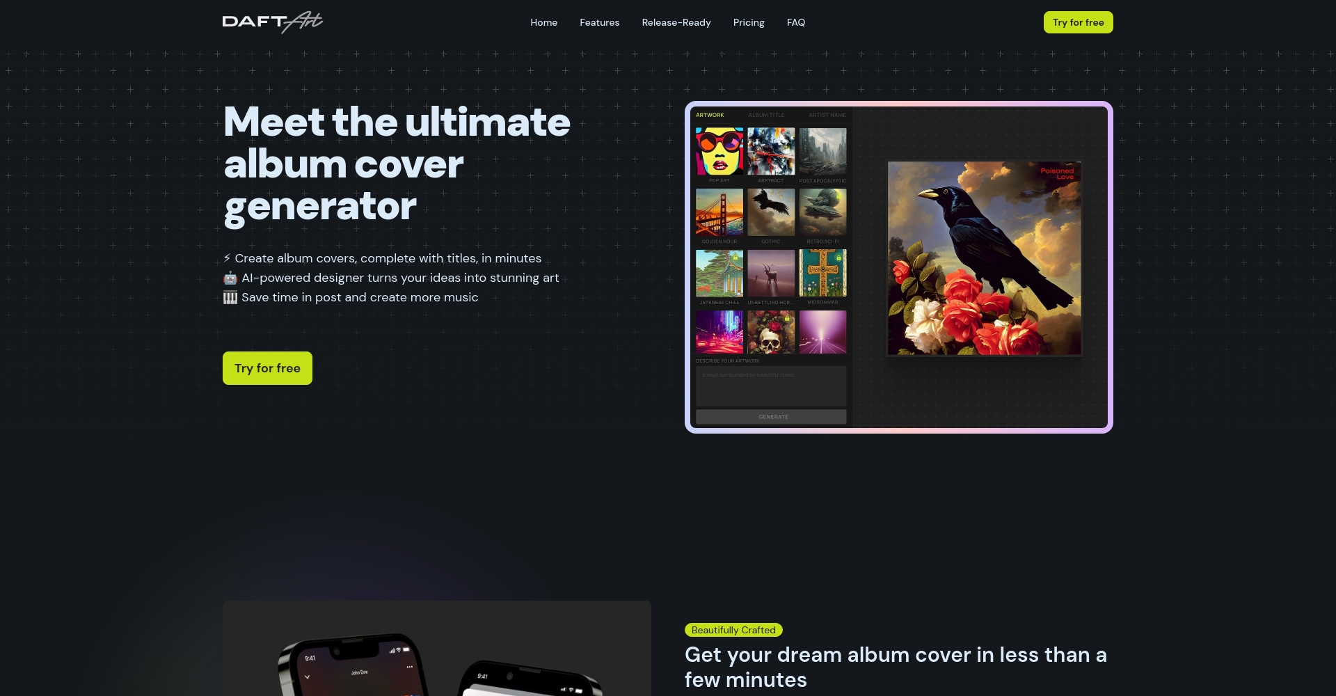 Daft Art官网截图