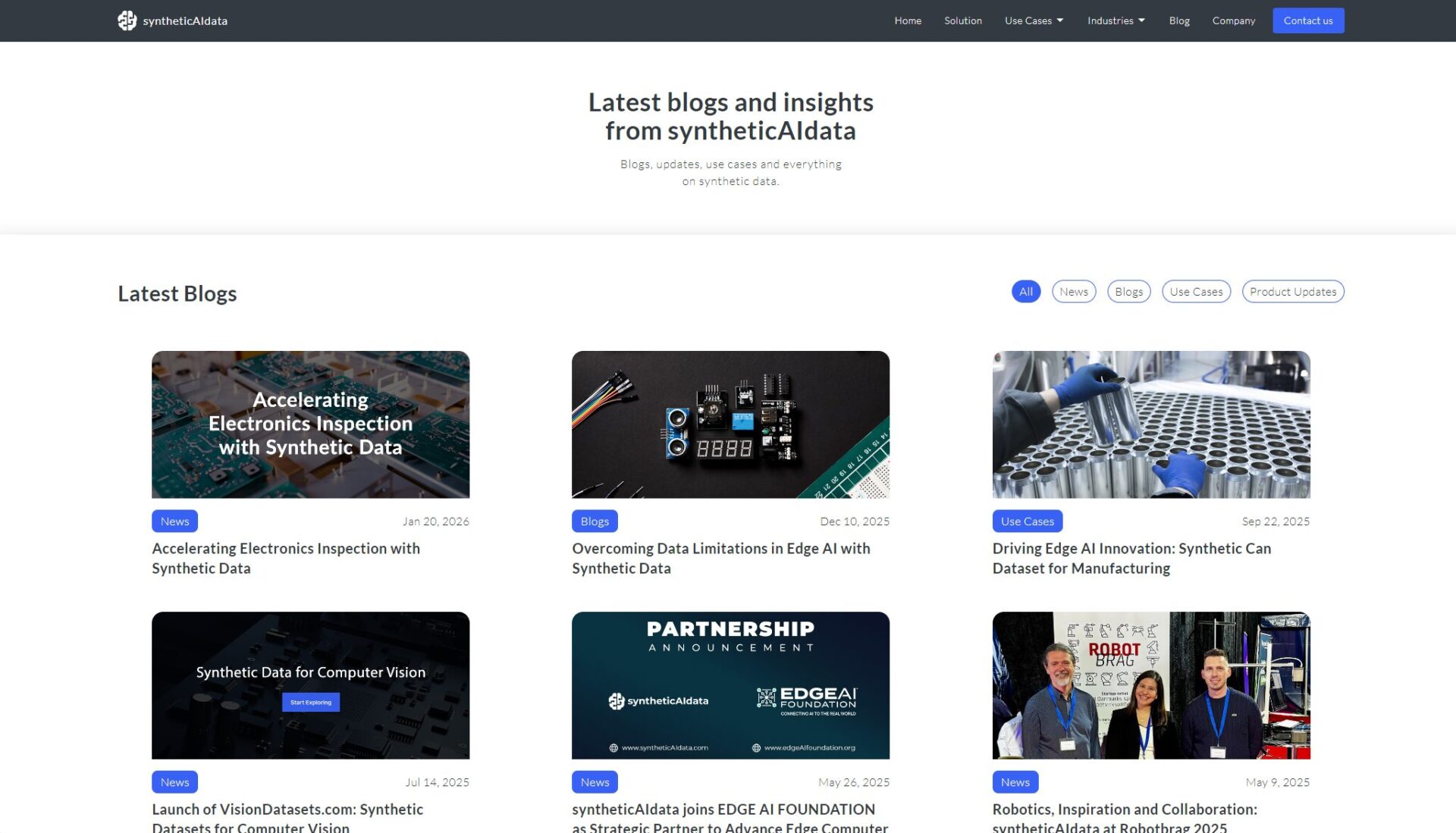 syntheticAIdata博客页