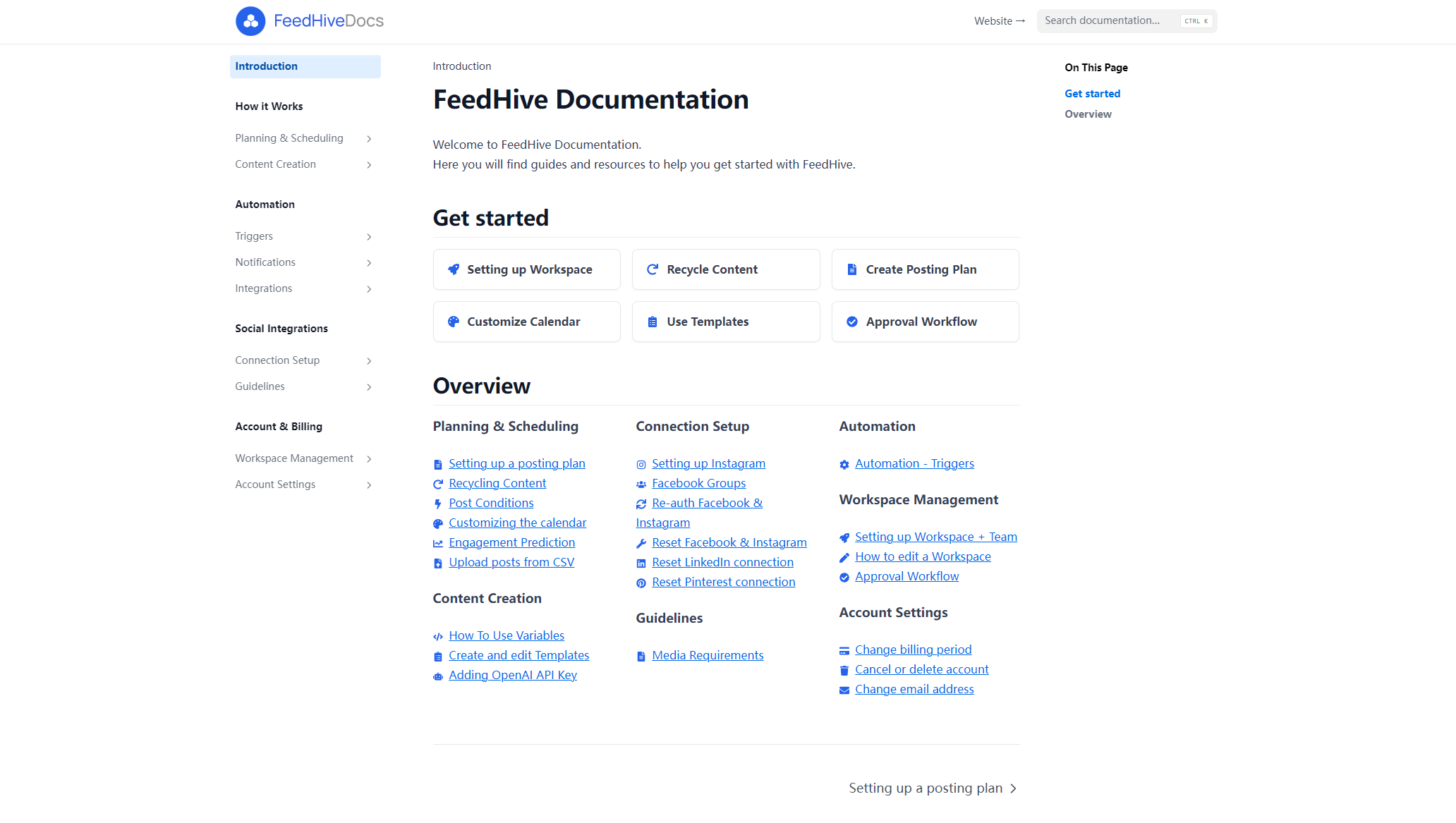 FeedHive官方文档