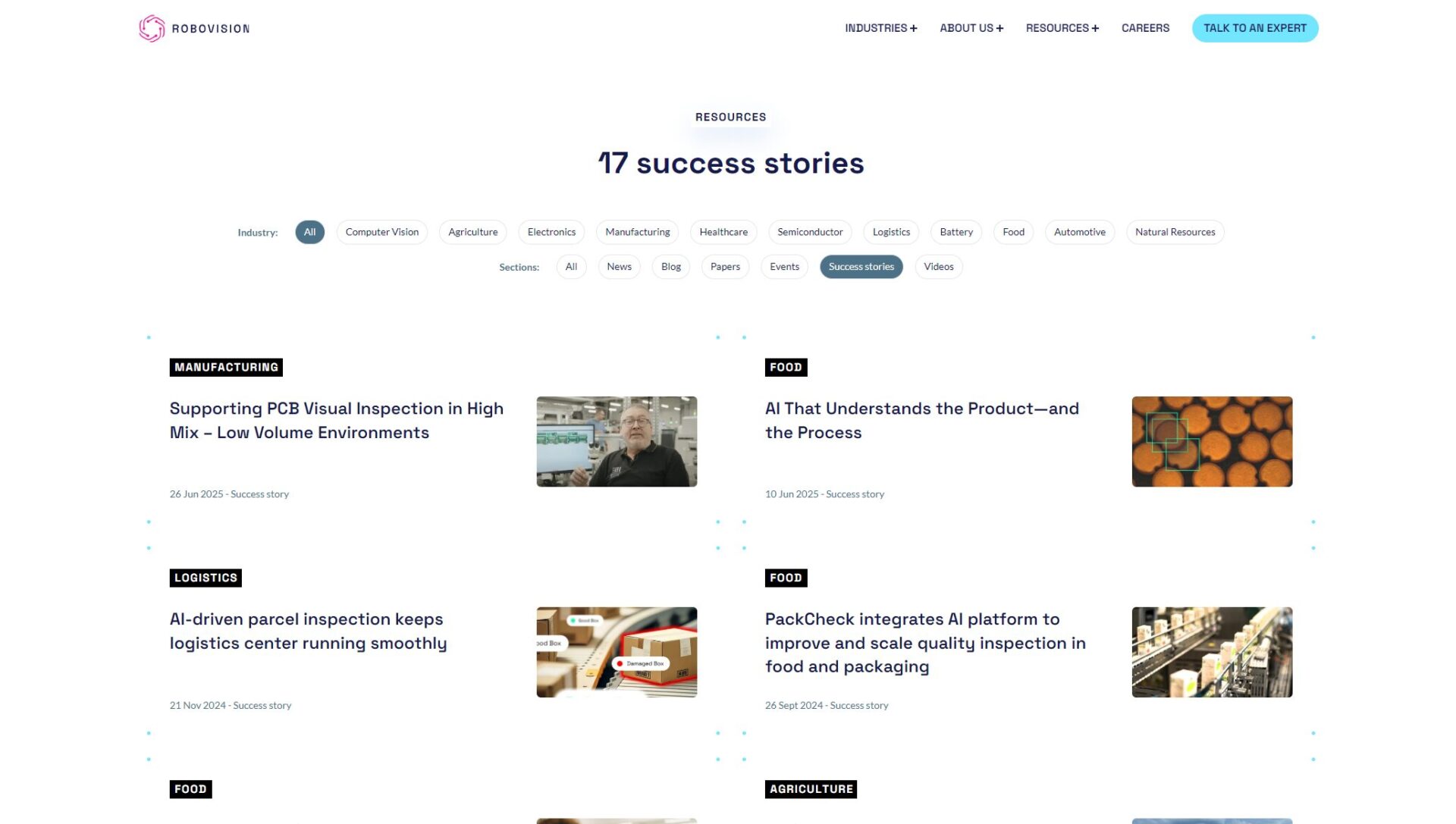 实际应用案例页面截图