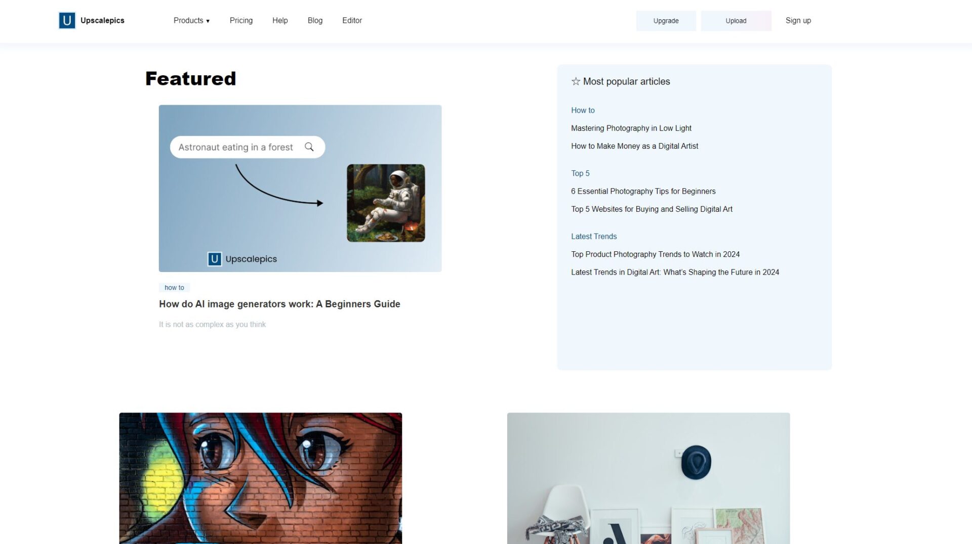 upscalepics博客介绍