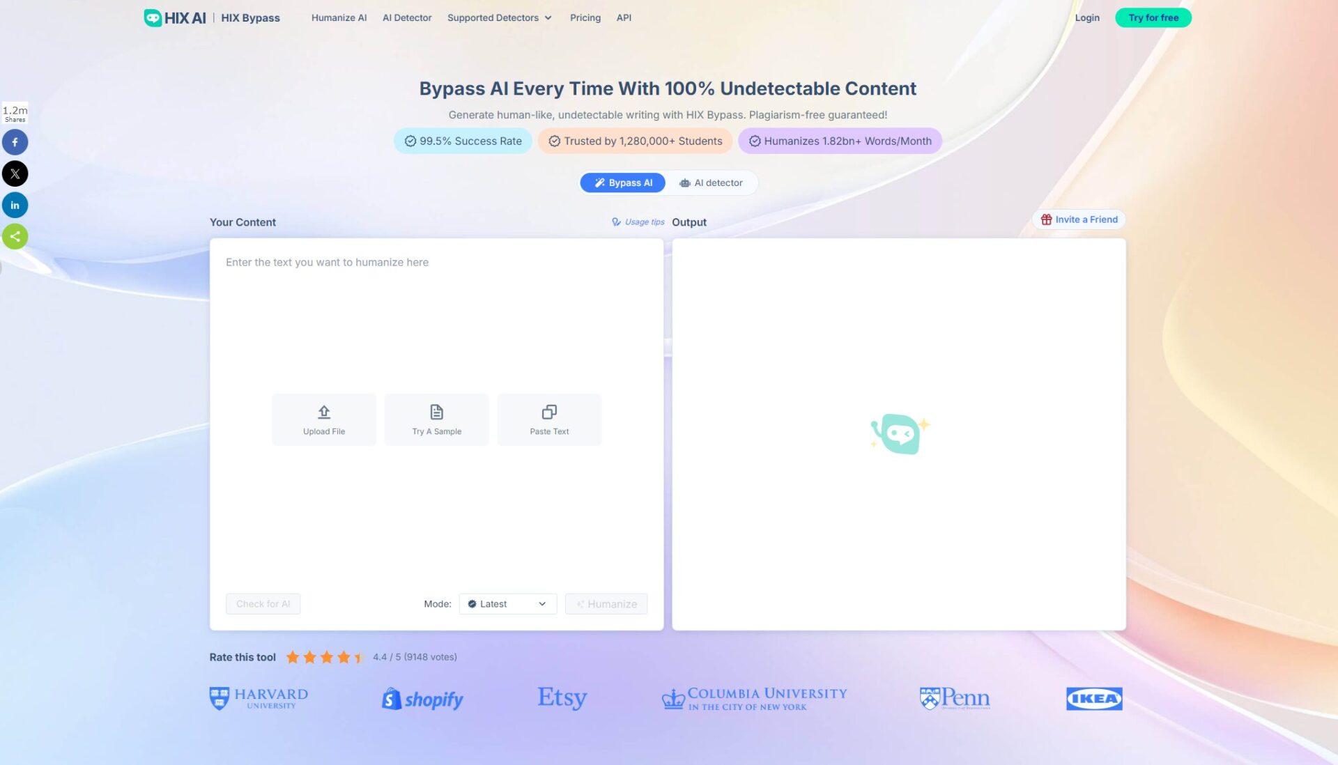 HIX Bypass页面截图