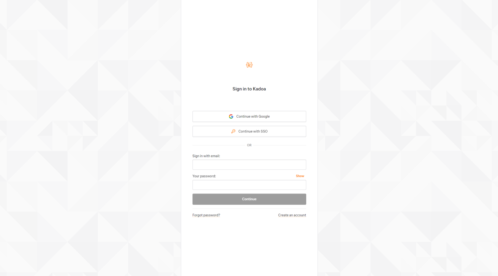 kadoa官网注册页面