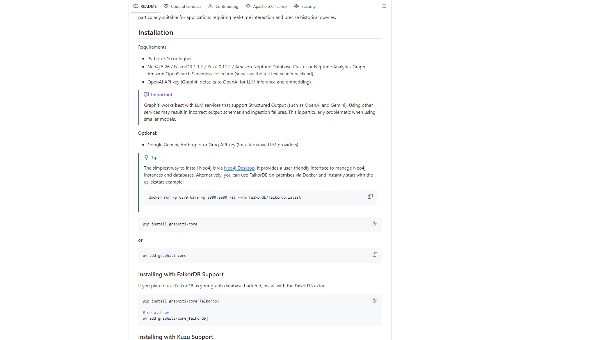 graphiti安装指引