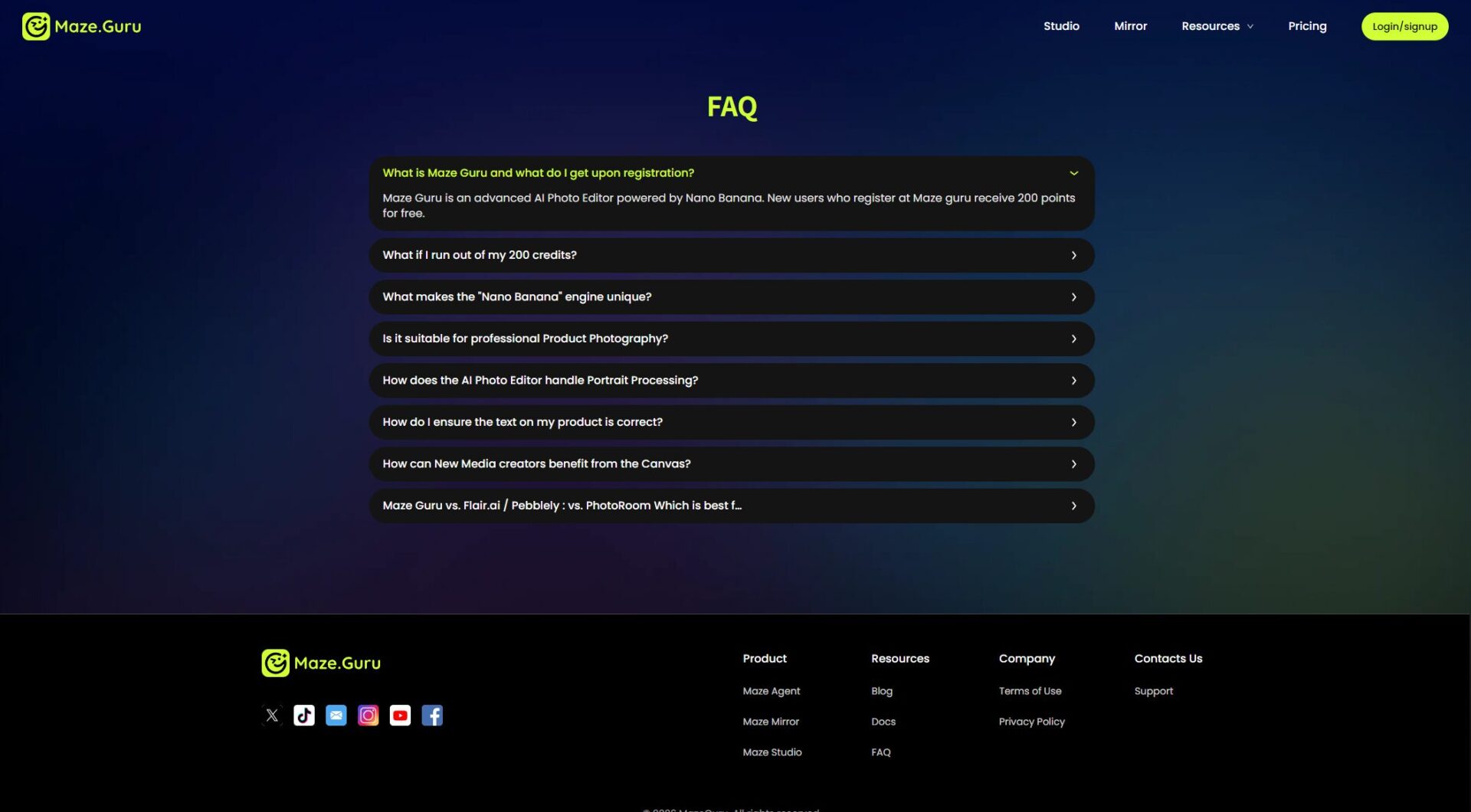 Maze Guru常见问题页