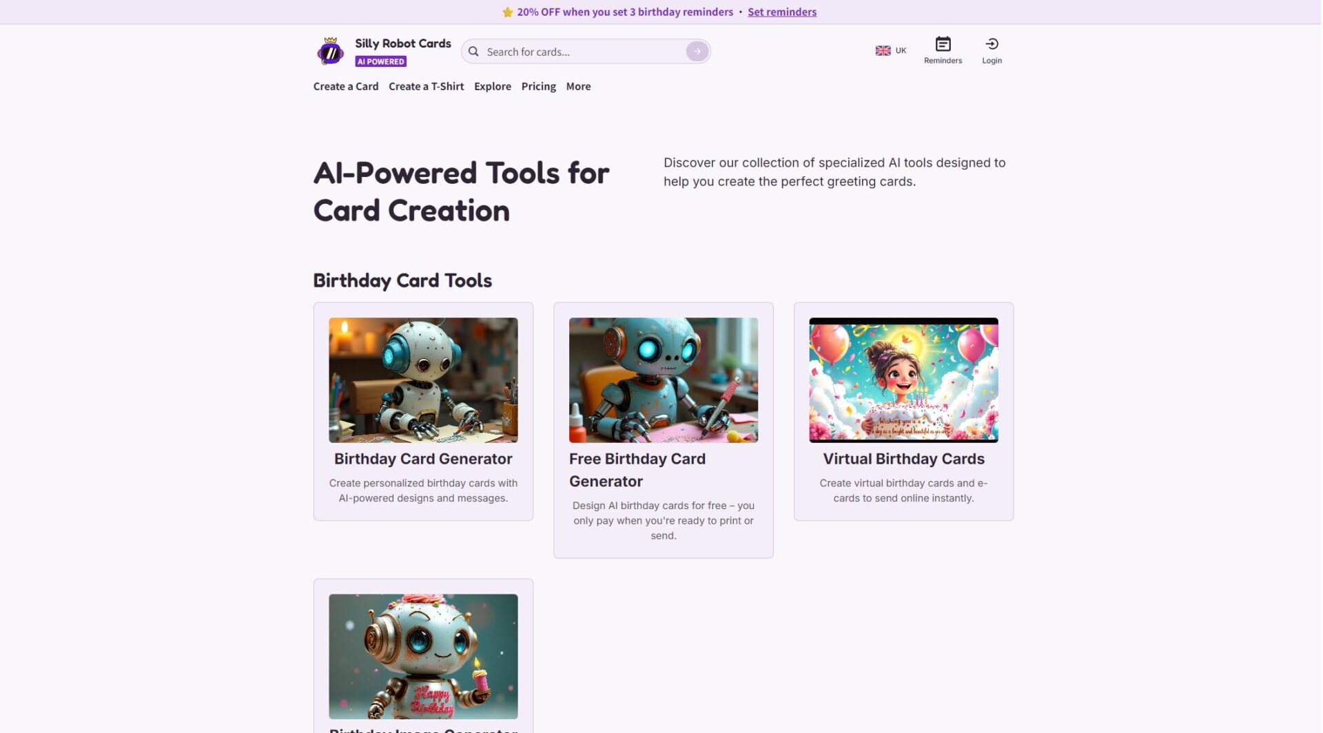 Silly Robot Cards功能介绍