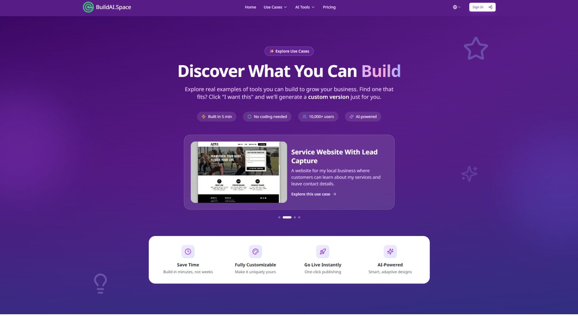 BuildAI应用展示区