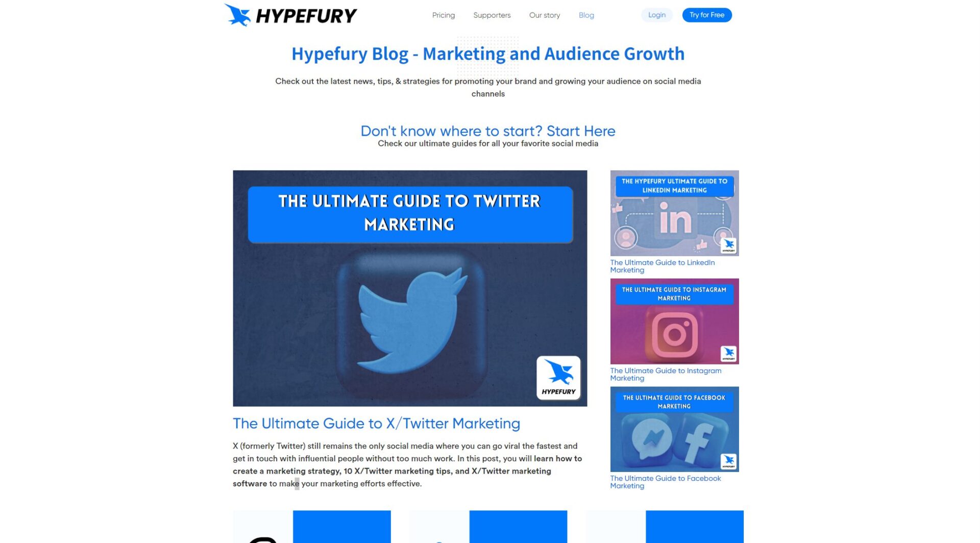 Hypefury博客介绍