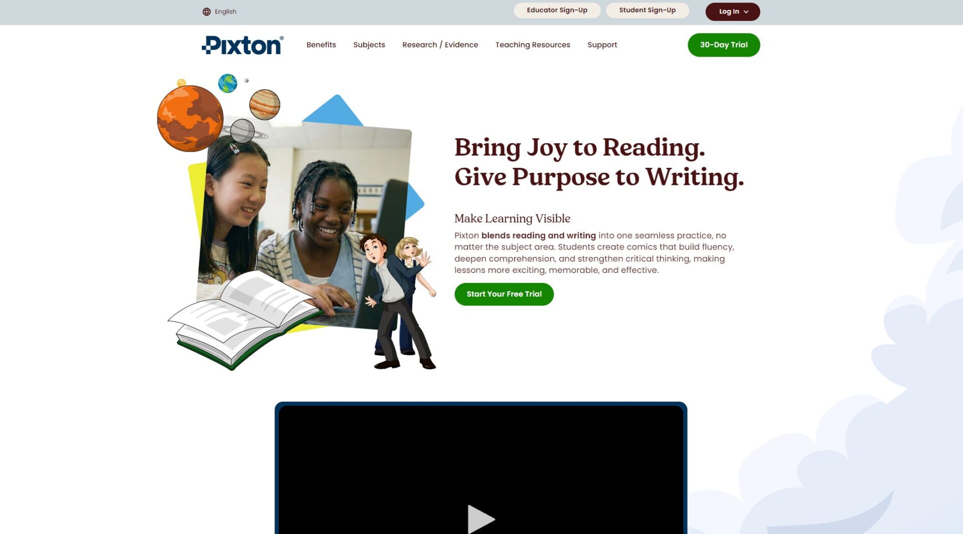 Pixton教育漫画制作