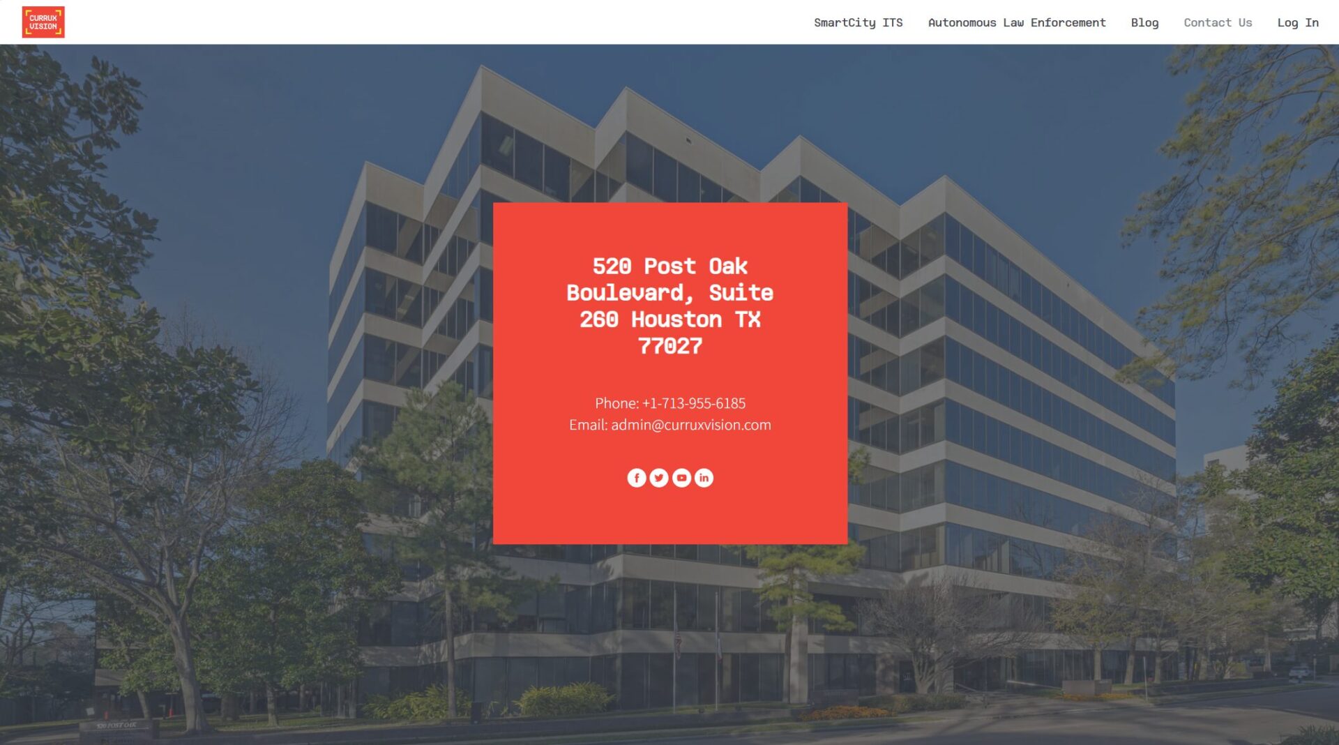 Currux Vision联系页