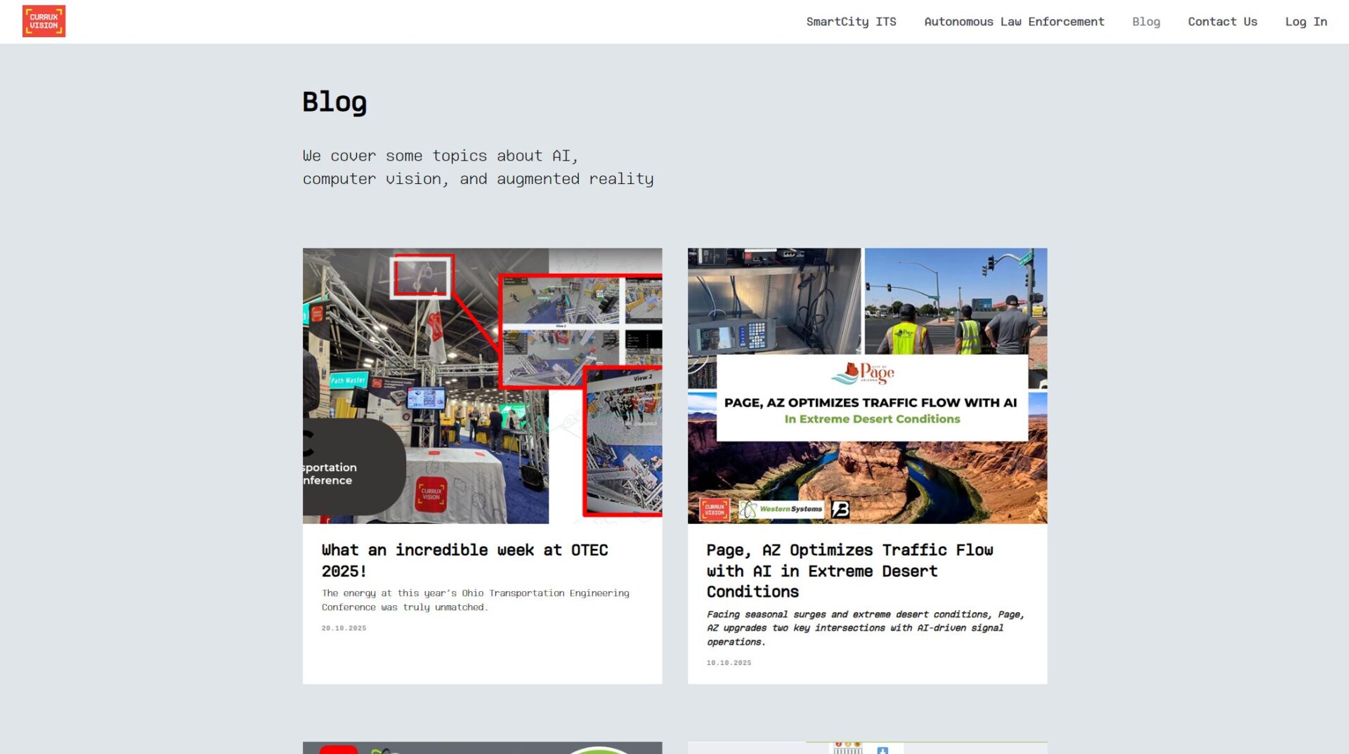 Currux Vision博客页