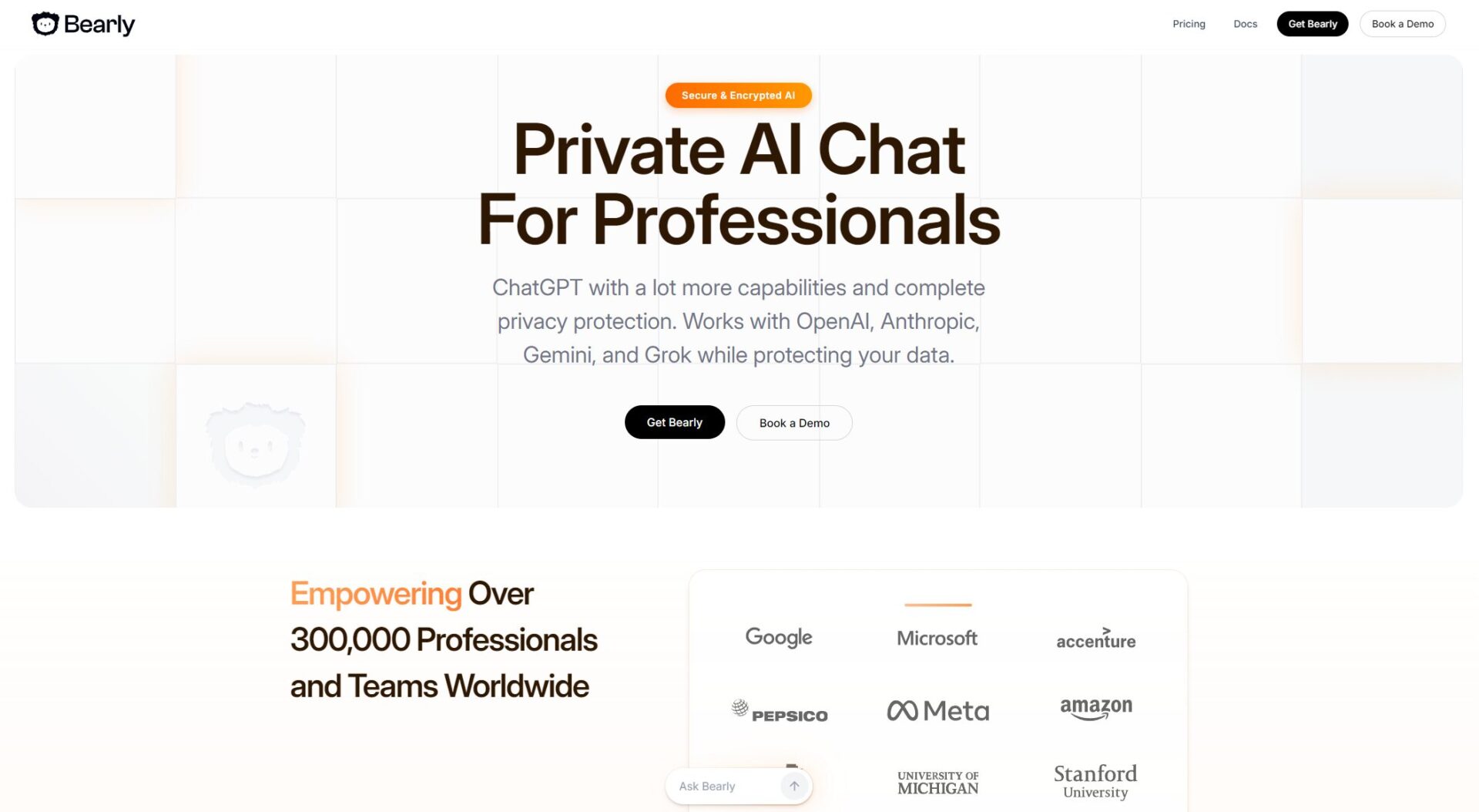 Bearly AI官网截图