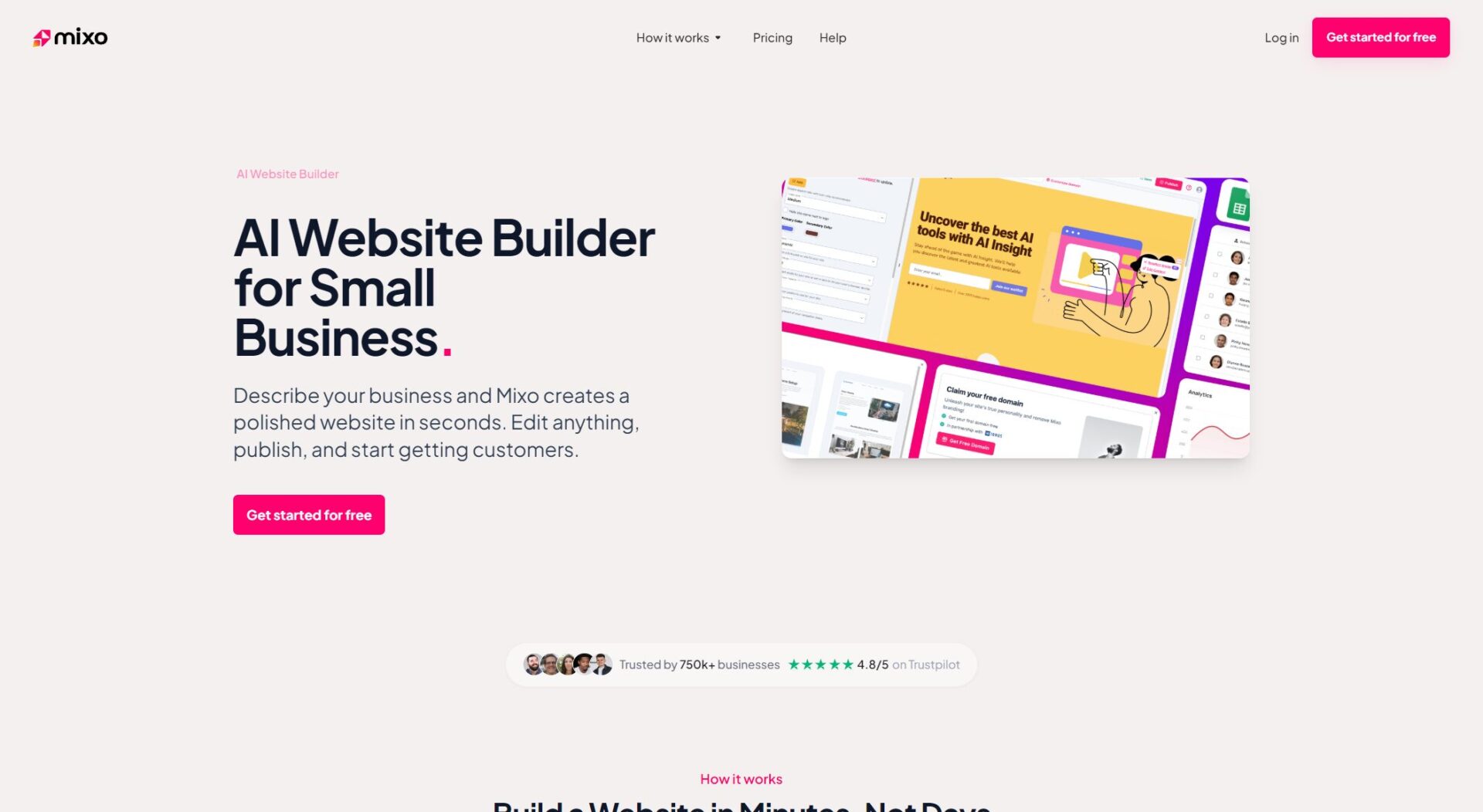 mixo ai网站生成器介绍