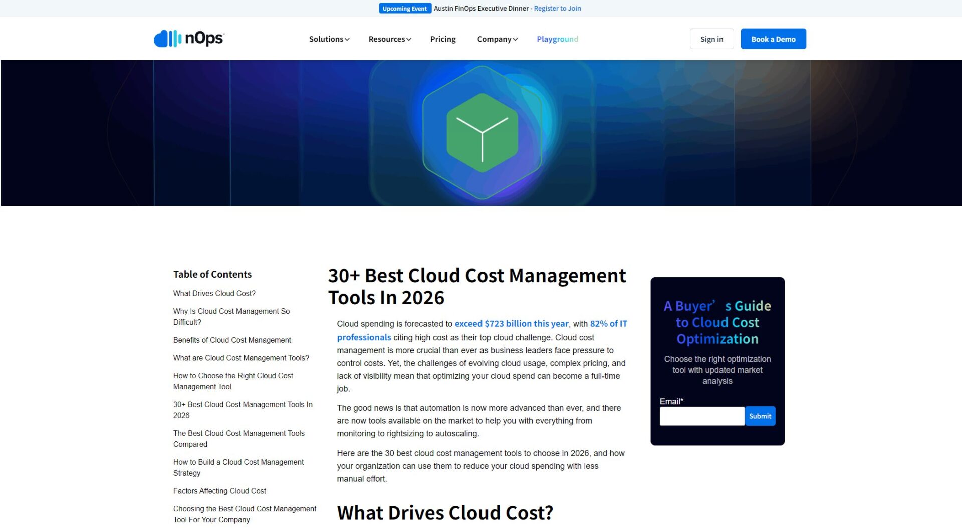 最优云成本管理工具推荐