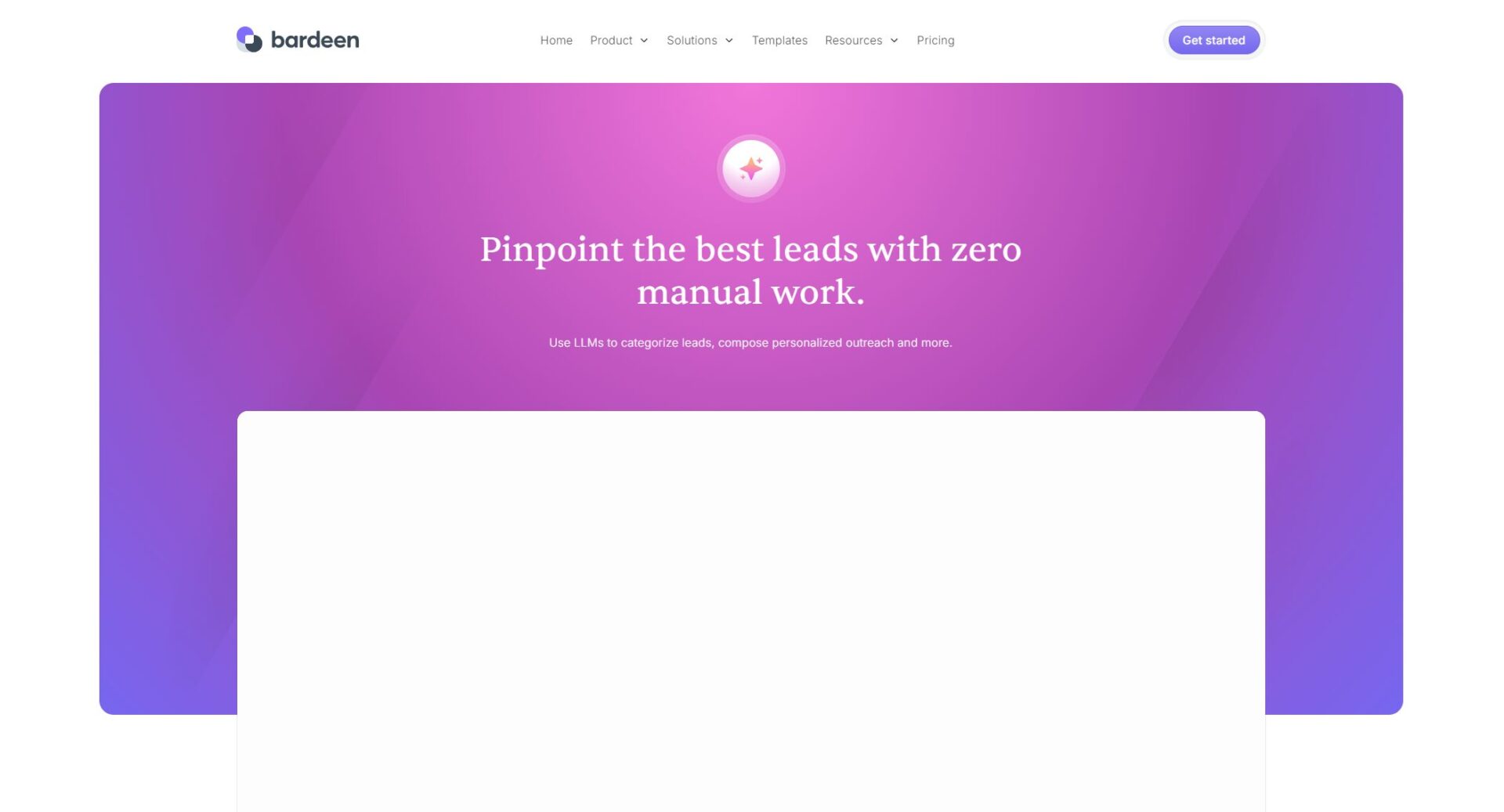 Bardeen主要功能界面