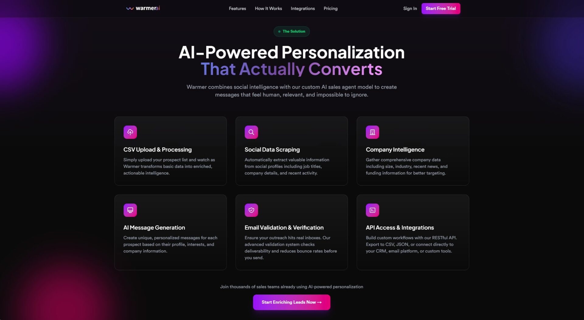 WARMER.ai功能介绍