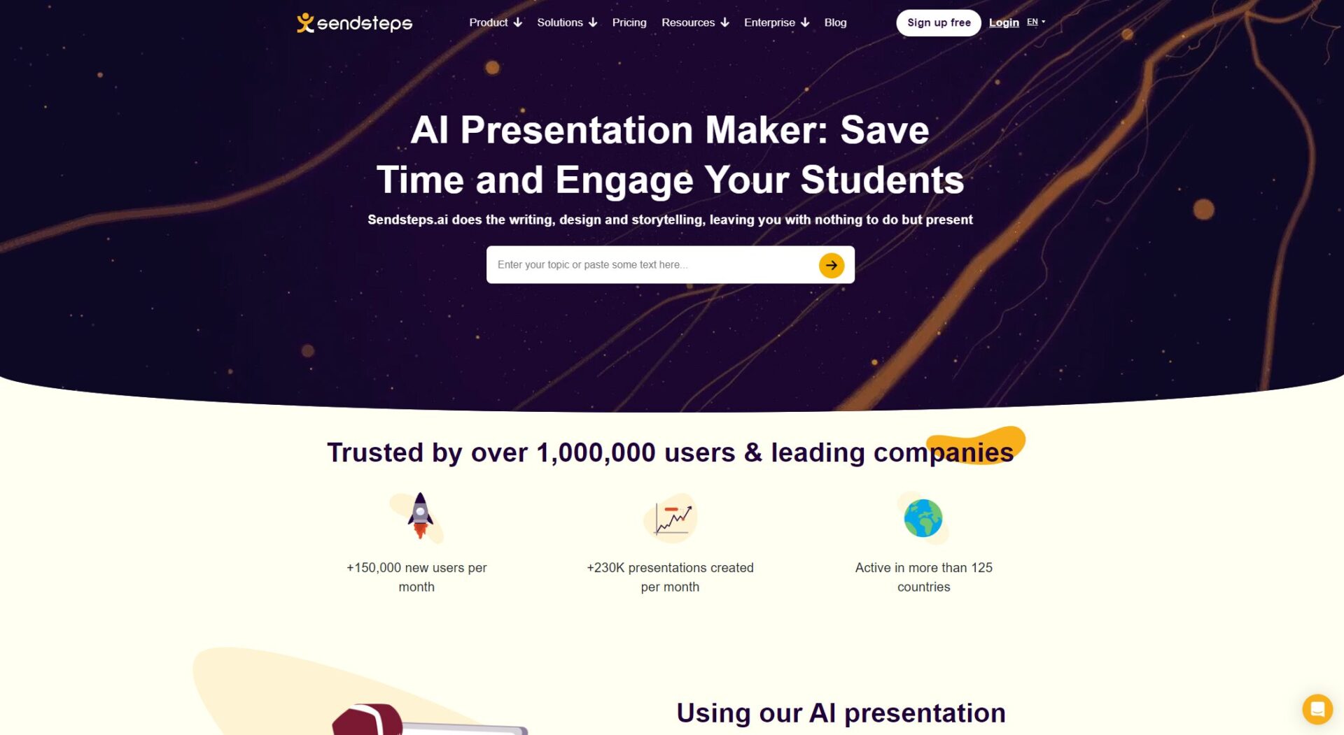 sendsteps ppt一键生成