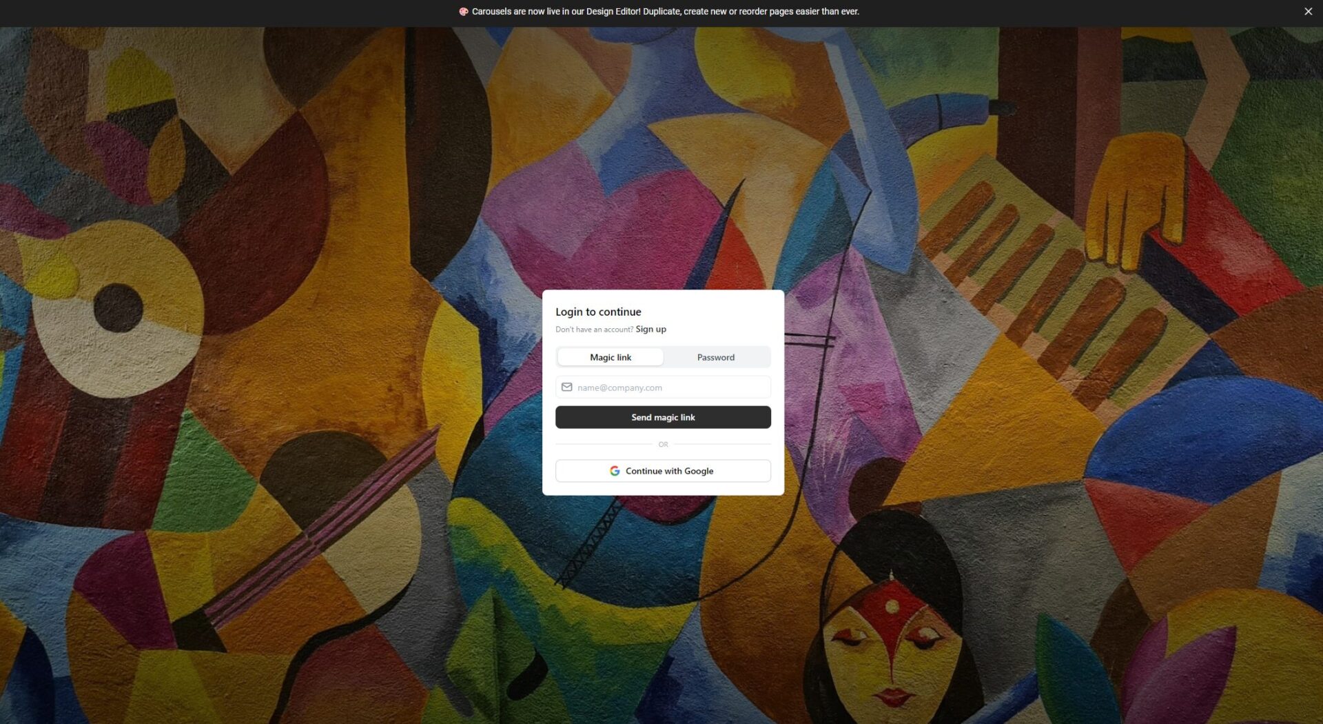 Ocoya注册登录页