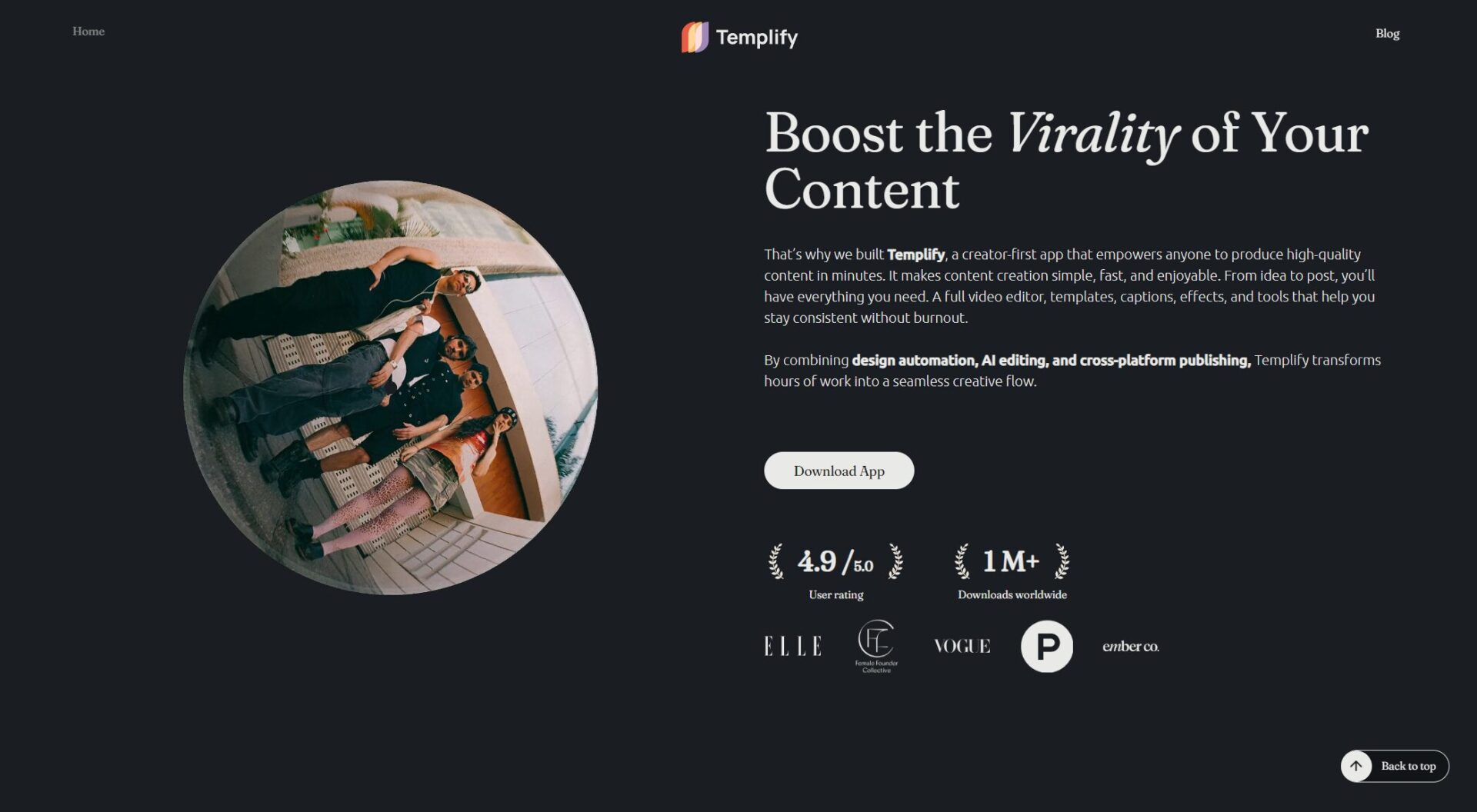 Templify功能介绍