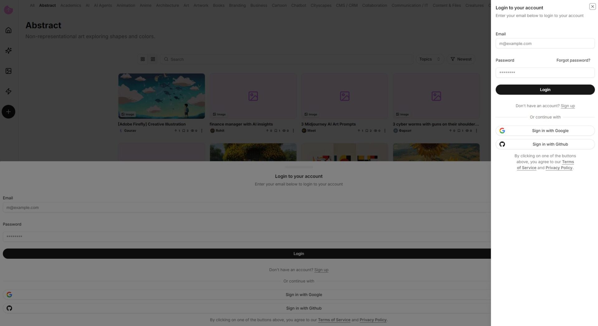 Snack Prompt注册登录页