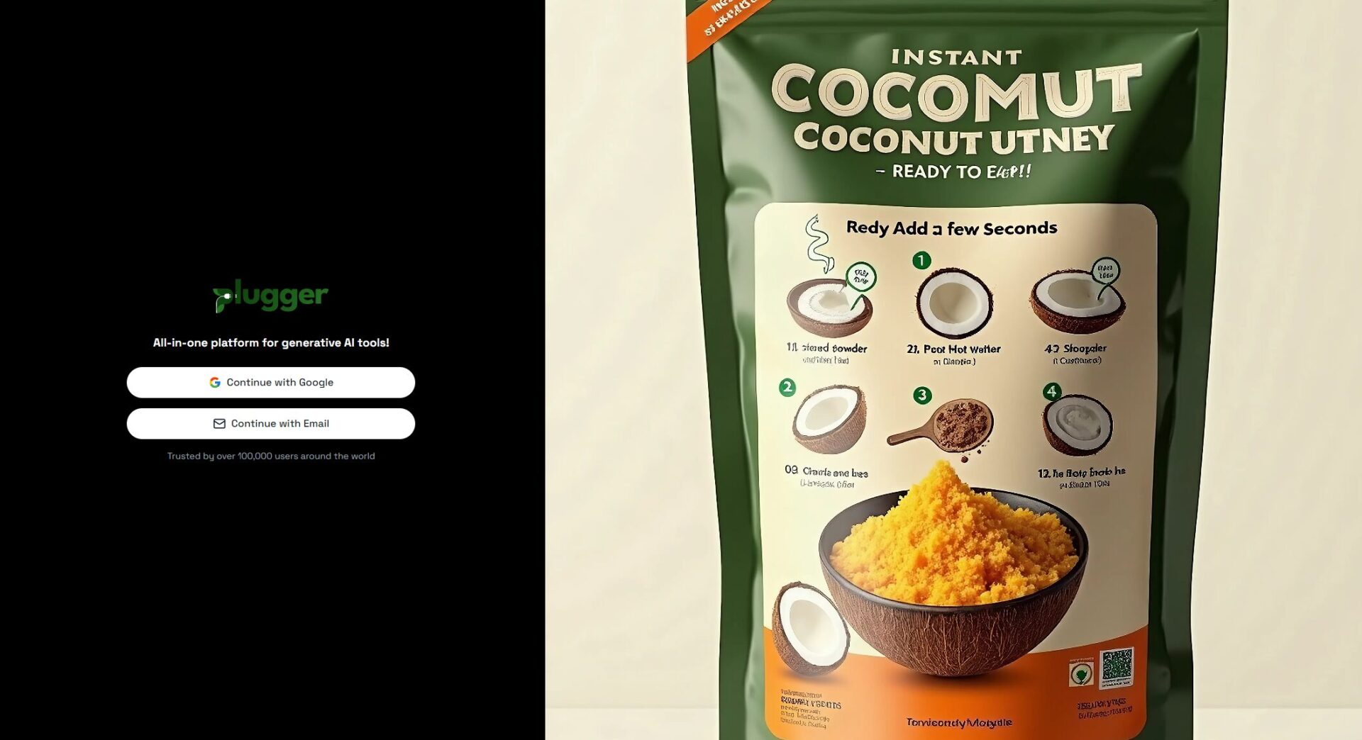 Plugger AI注册登录页