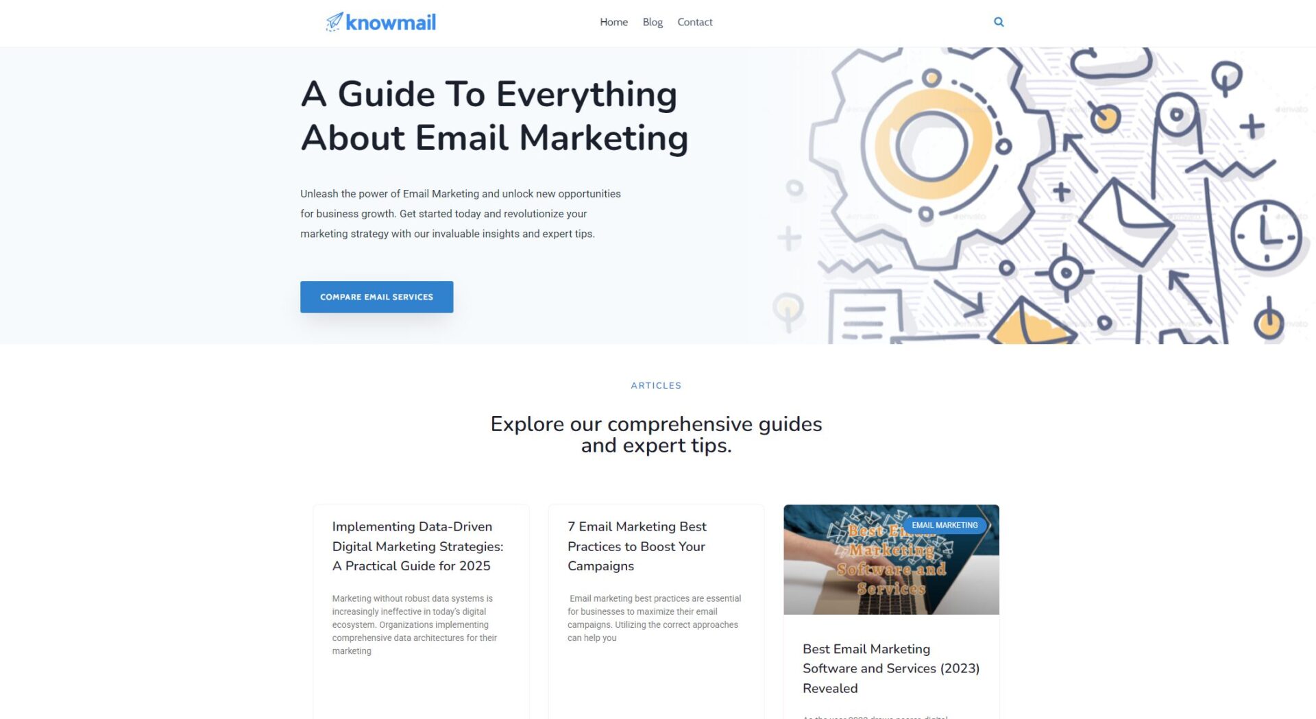 Knowmail官网首页