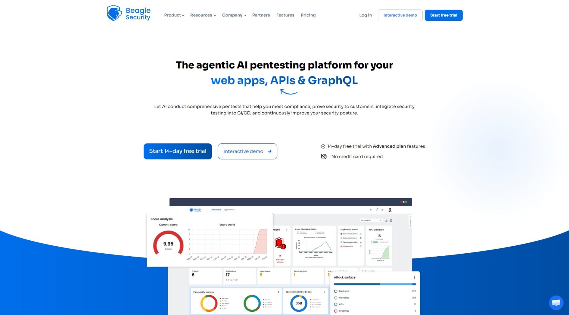 Beagle Security官网首页