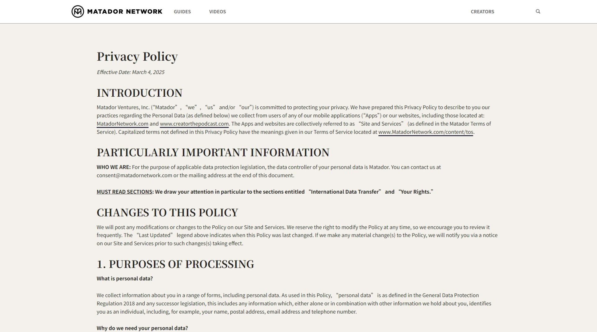 GuideGeek隐私政策