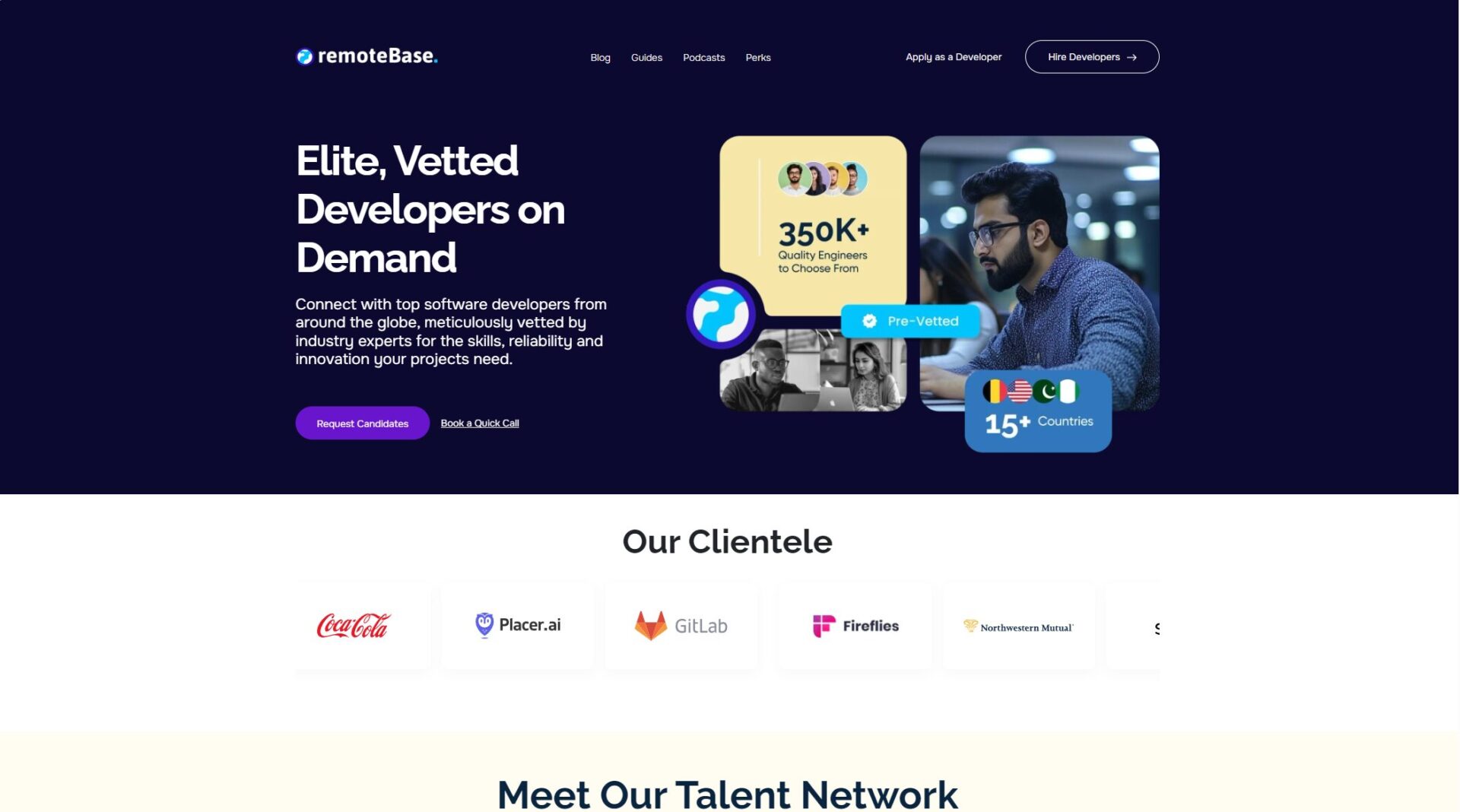 Remotebase官网界面