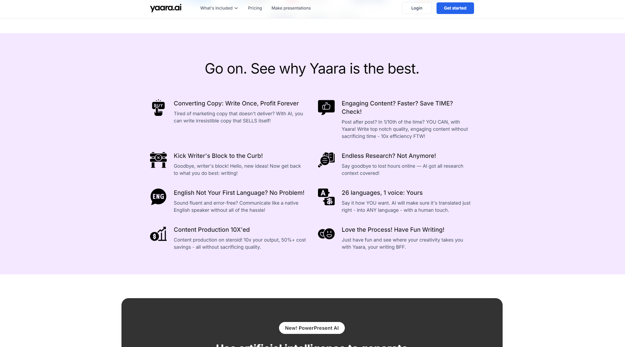 Yaara AI功能介绍