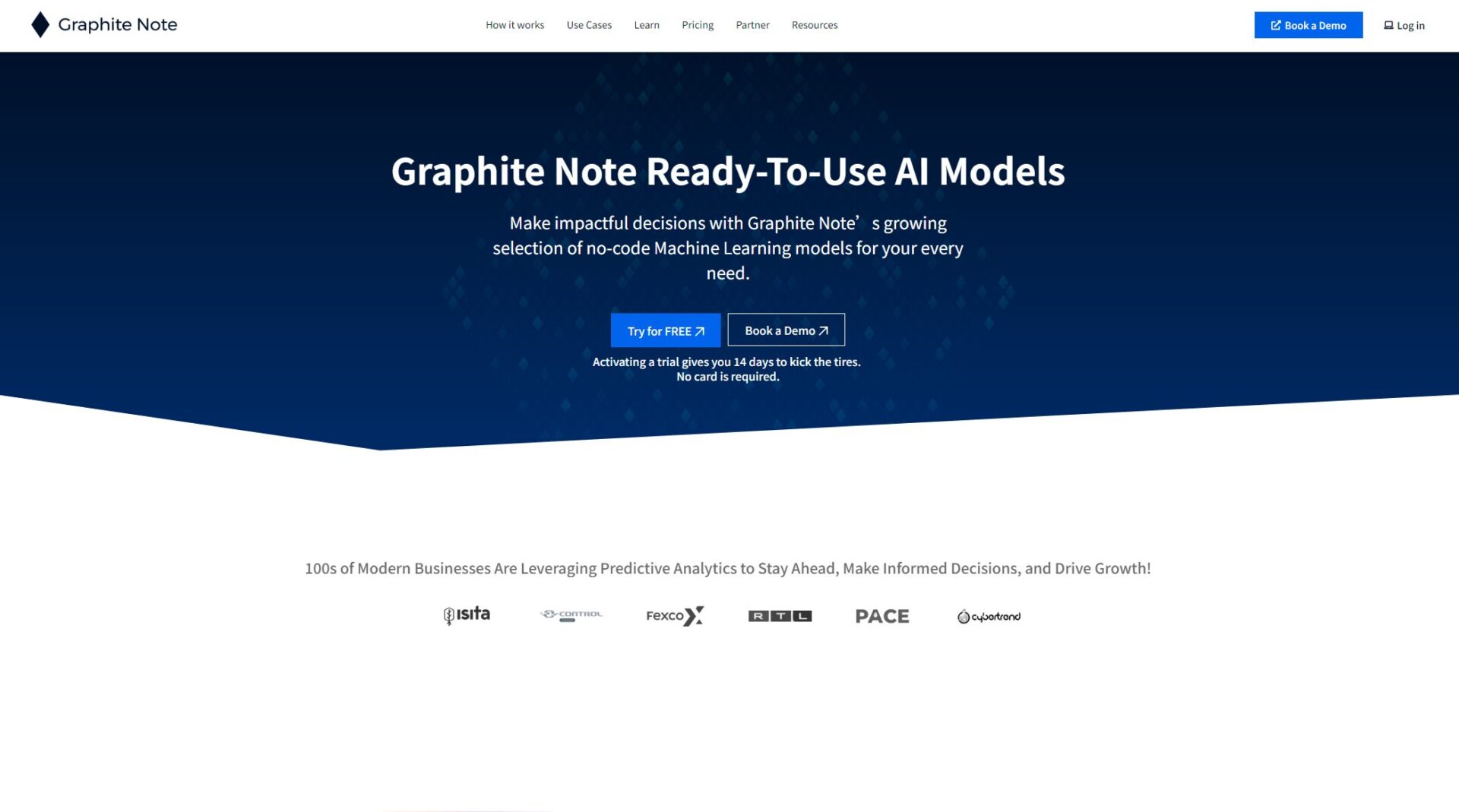 Graphite Note无代码模型功能