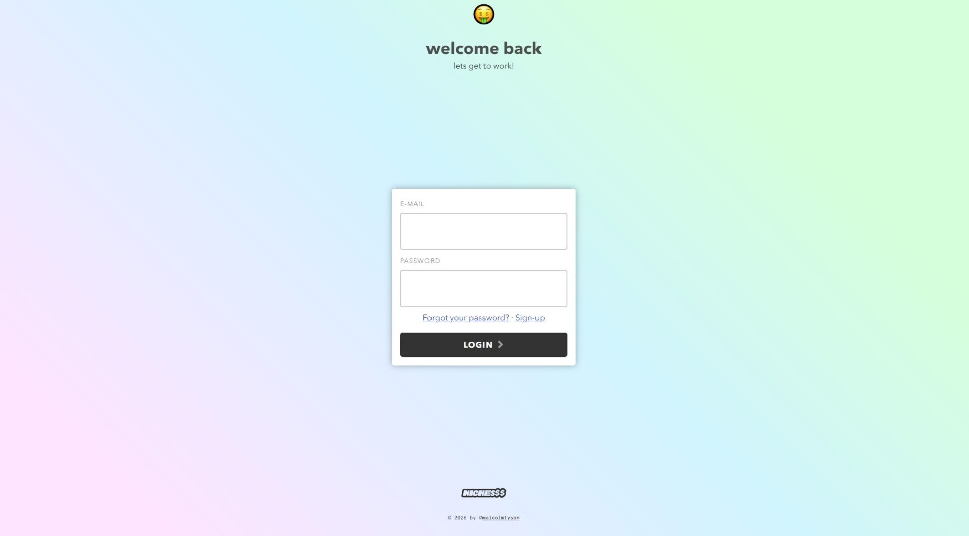 nichesss注册登录页