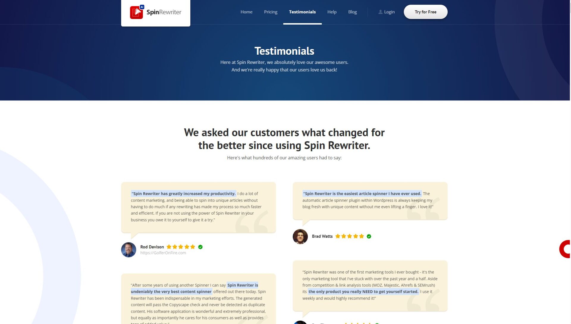 用户评价与见证