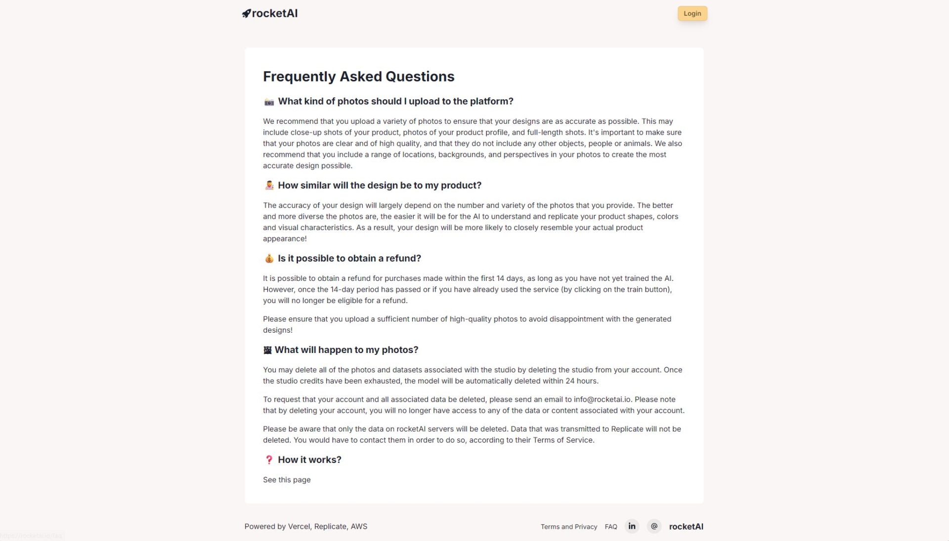 rocketAI常见问题页