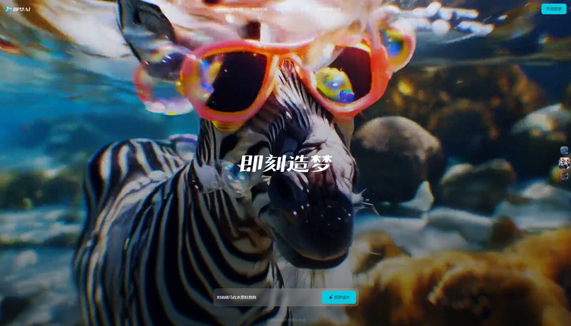 即夢AI官網截圖