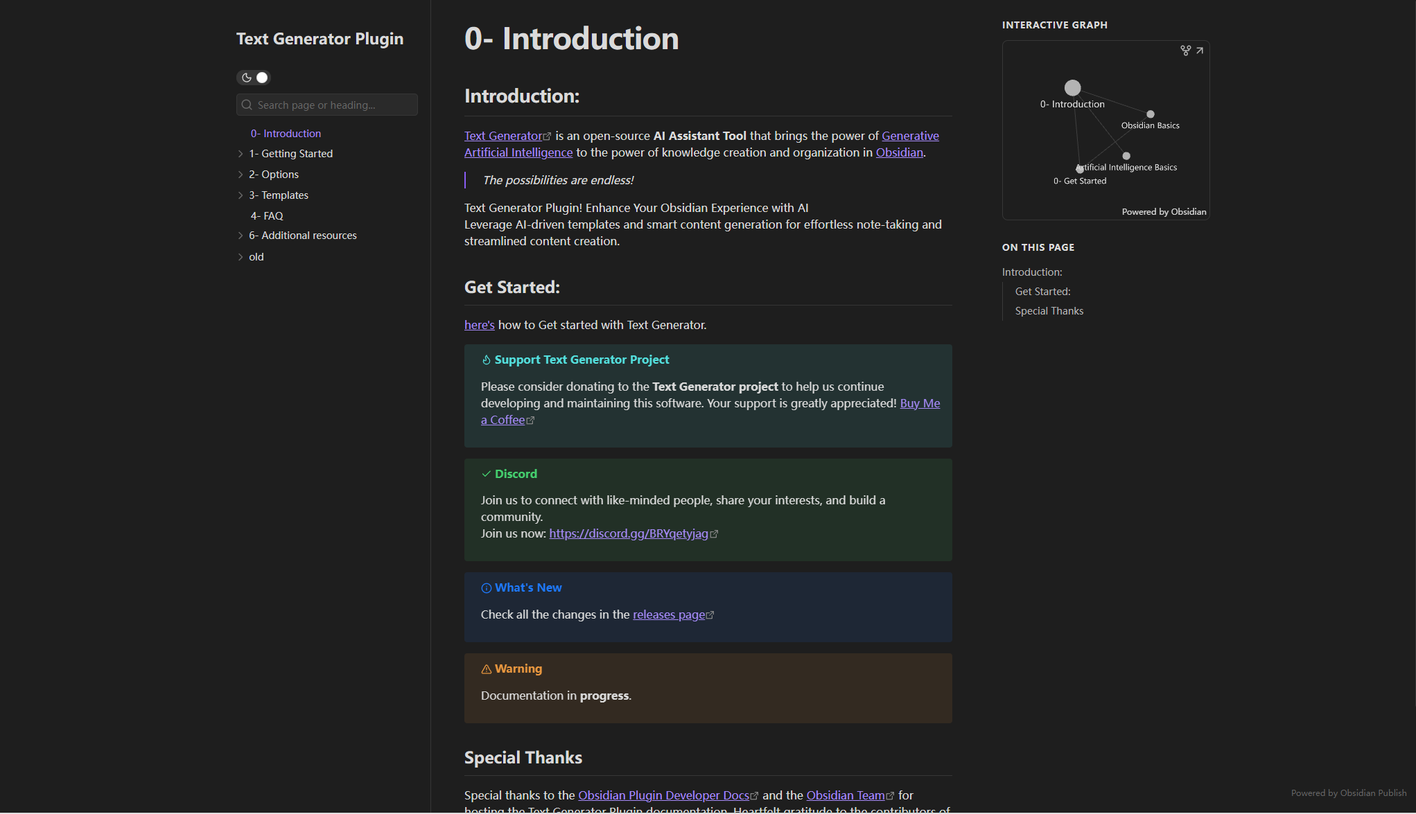 Text Generator文档介绍