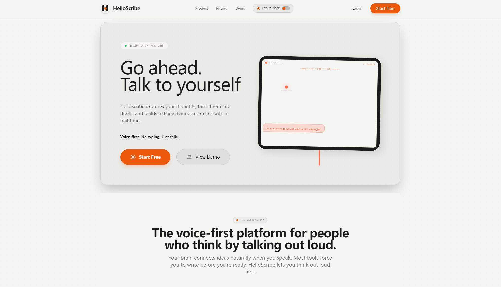 HelloScribe官网首页